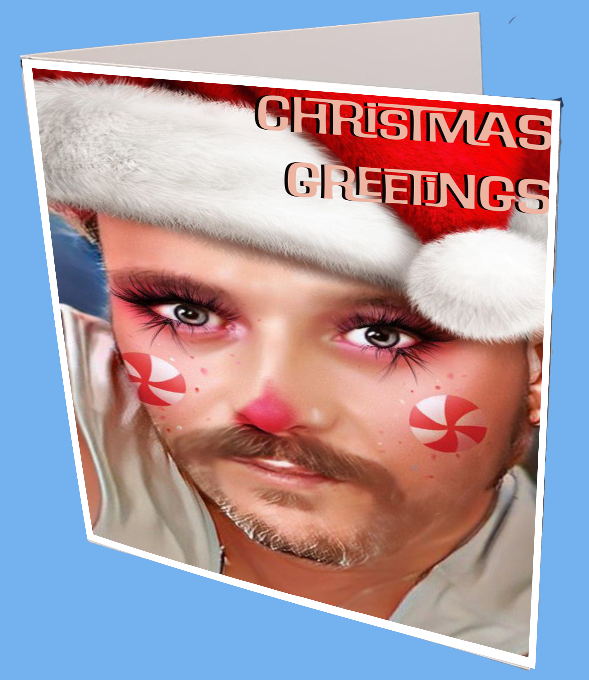 James Christmas Greetings Card