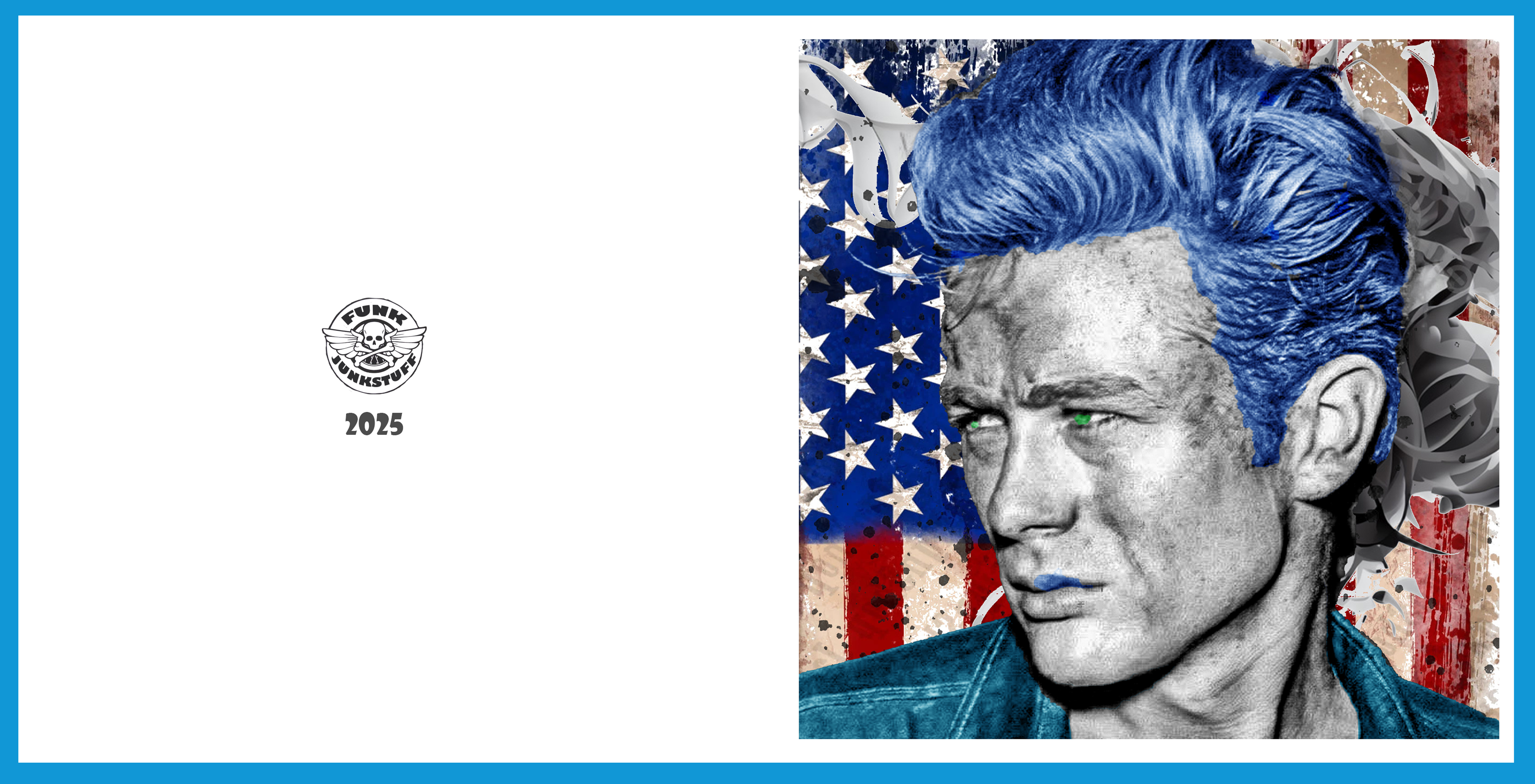 James Dean Pop Art Greeting Card