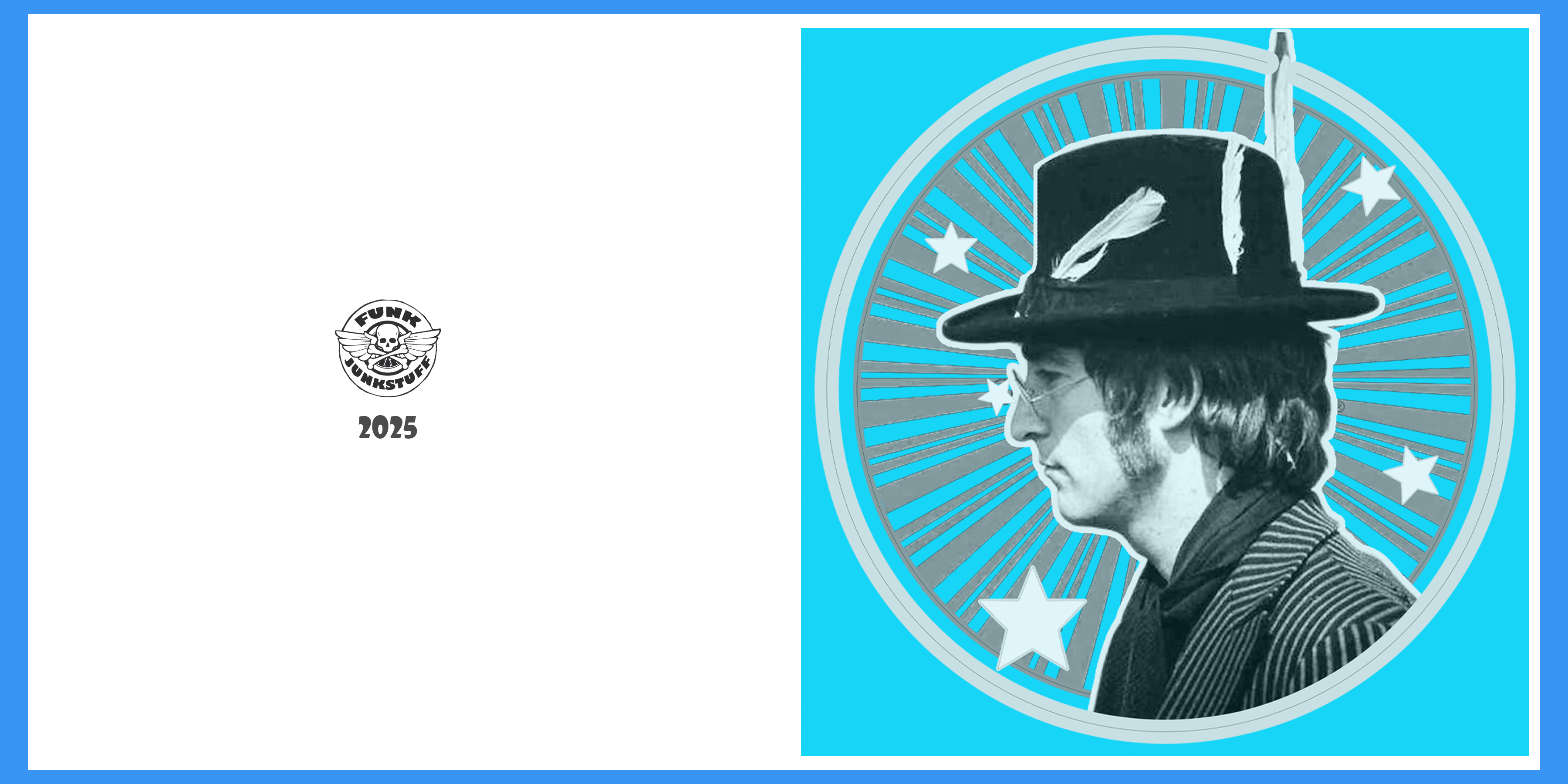 John Lennon Spiral Greeting Card