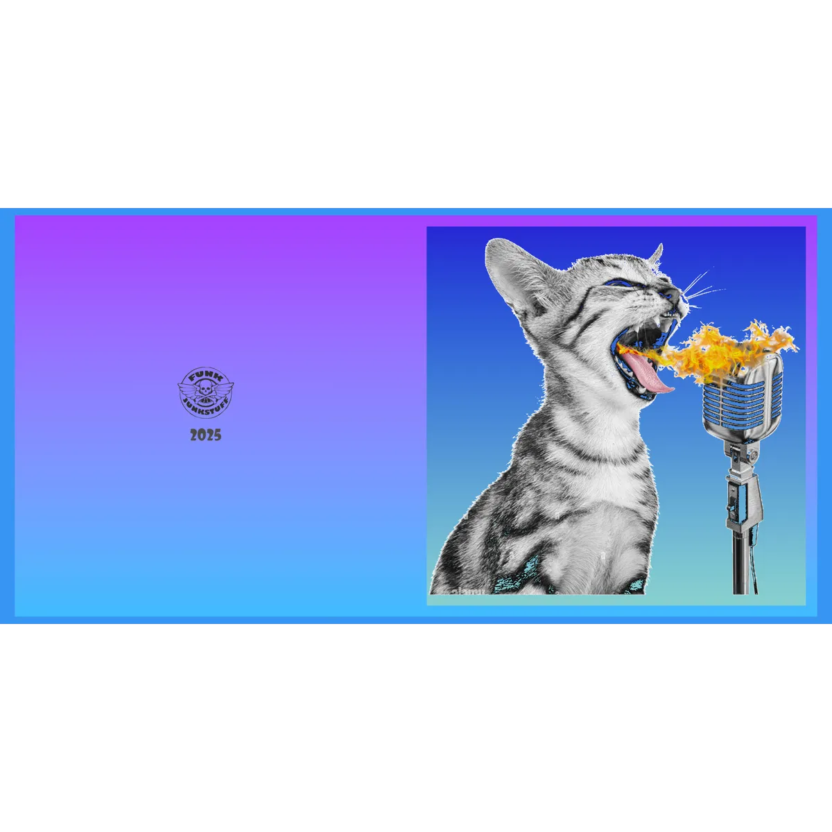 Kat of Fire Greeting Card