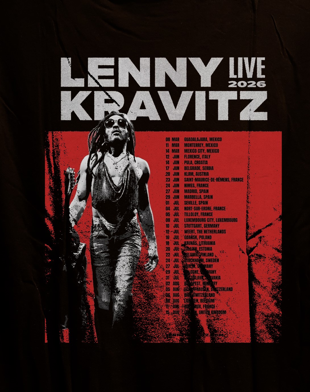 Lenny Kravitz Live 2026
