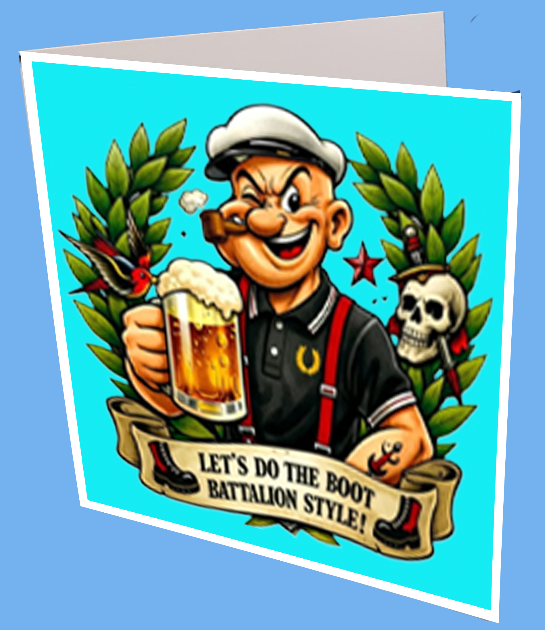 Lets do the Boot Greeting Card