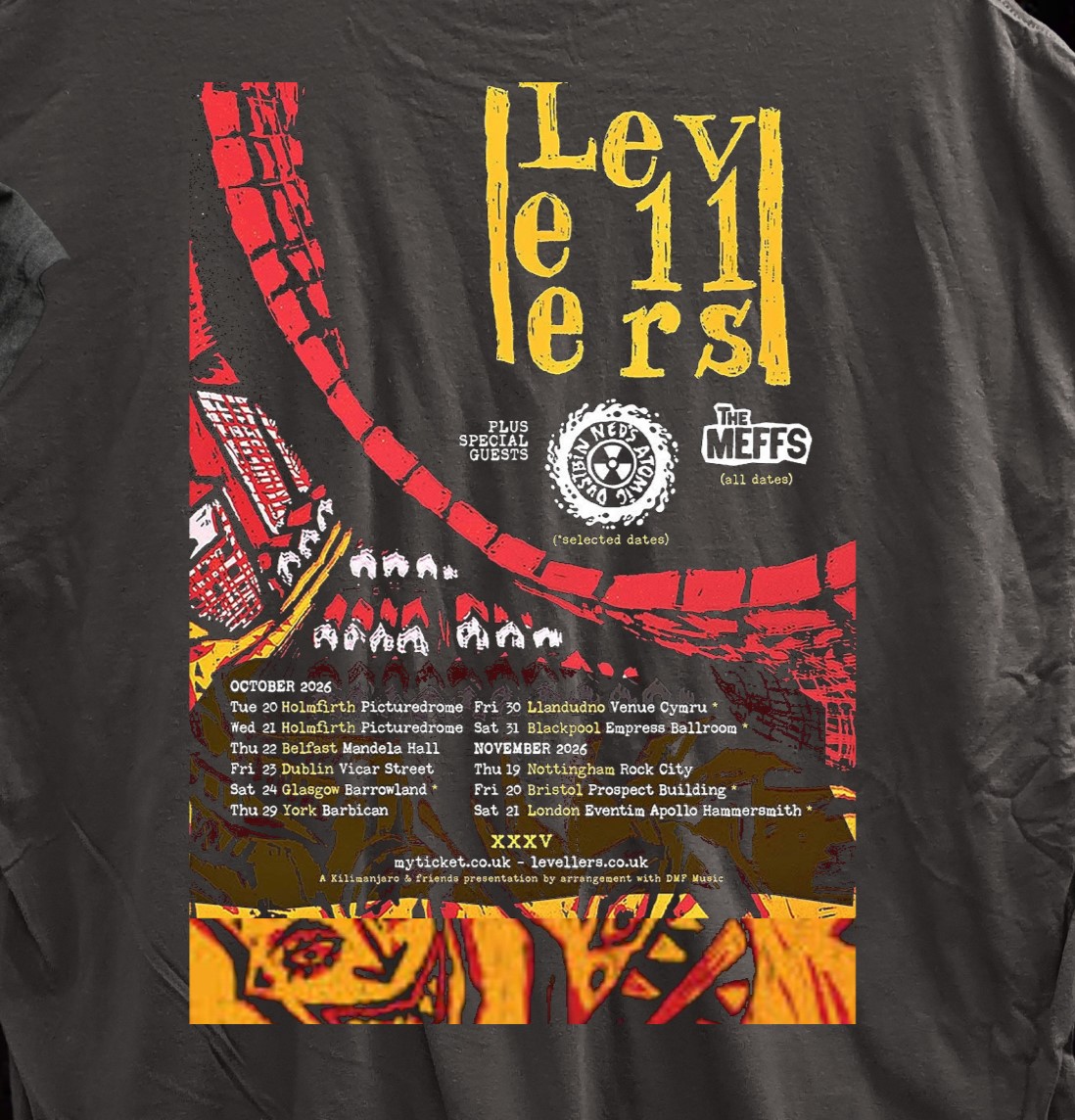 Levellers LTL35 Tour