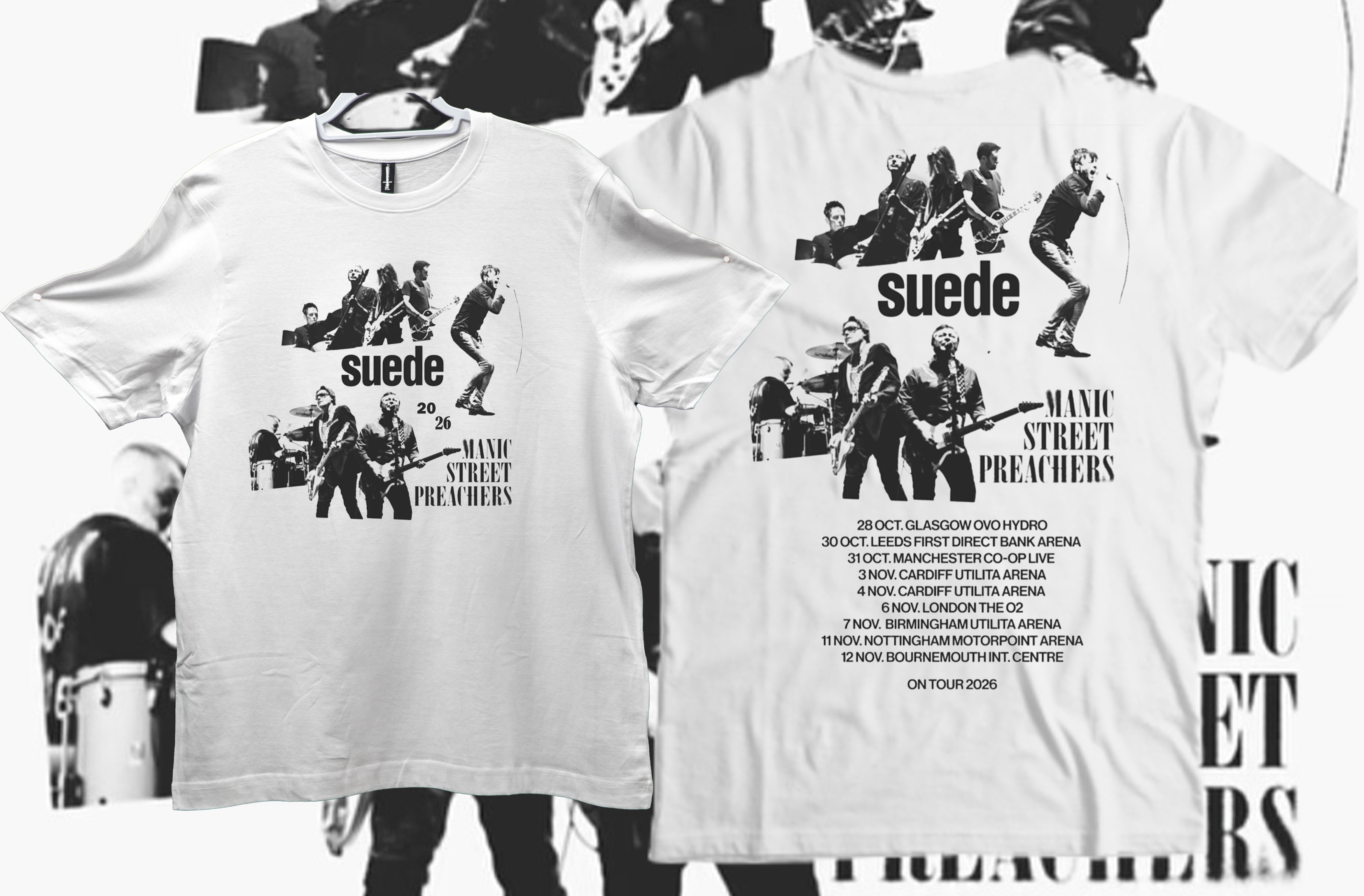 Suede, Manic Street Preachers Tour 2026
