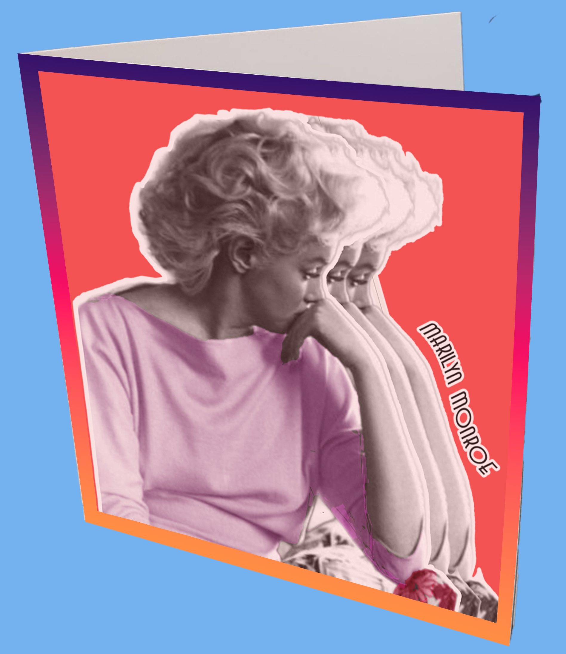Marilyn Monroe Greeting Card