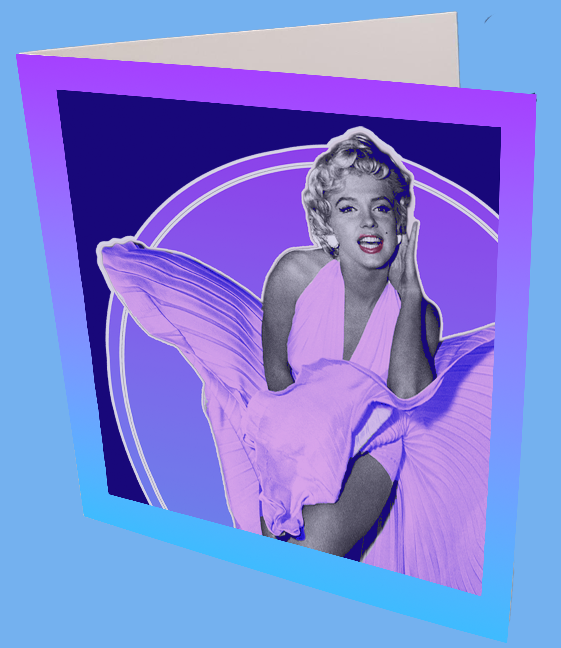 Marilyn Monroe Greeting Card