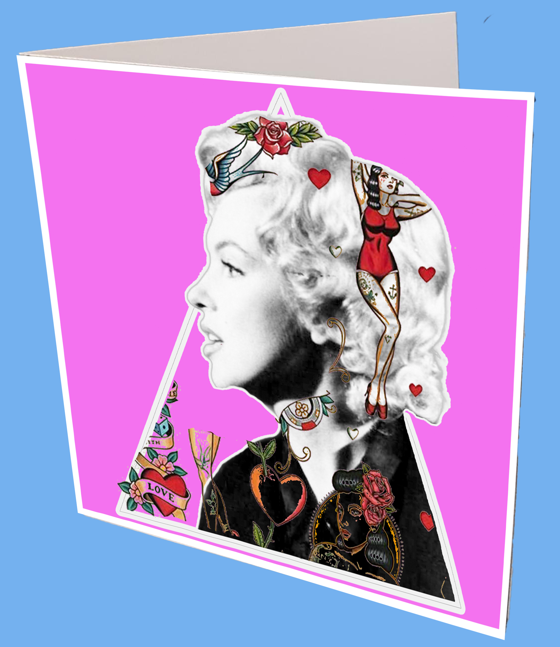 Marilyn Monroe Greeting Card