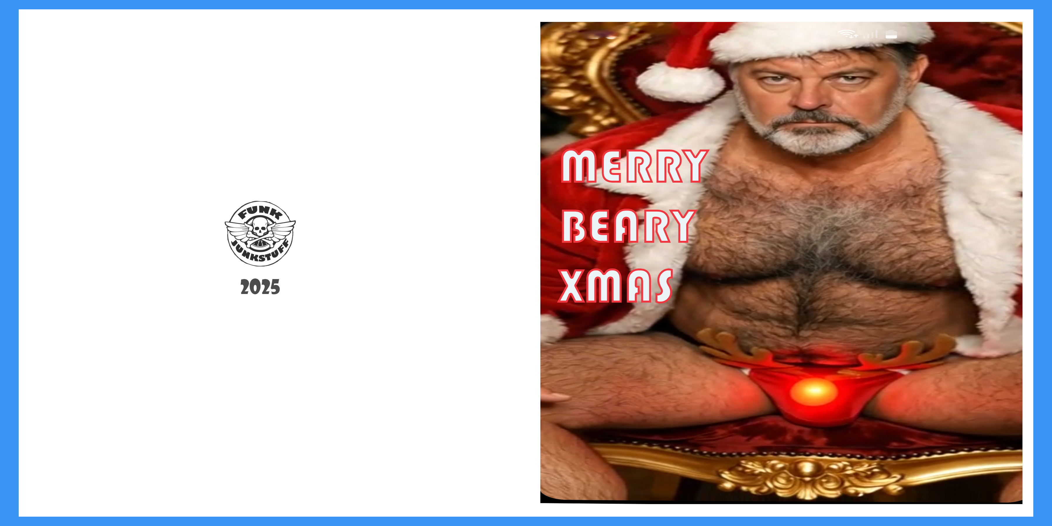 Merry Beary Xmas Greeting Card