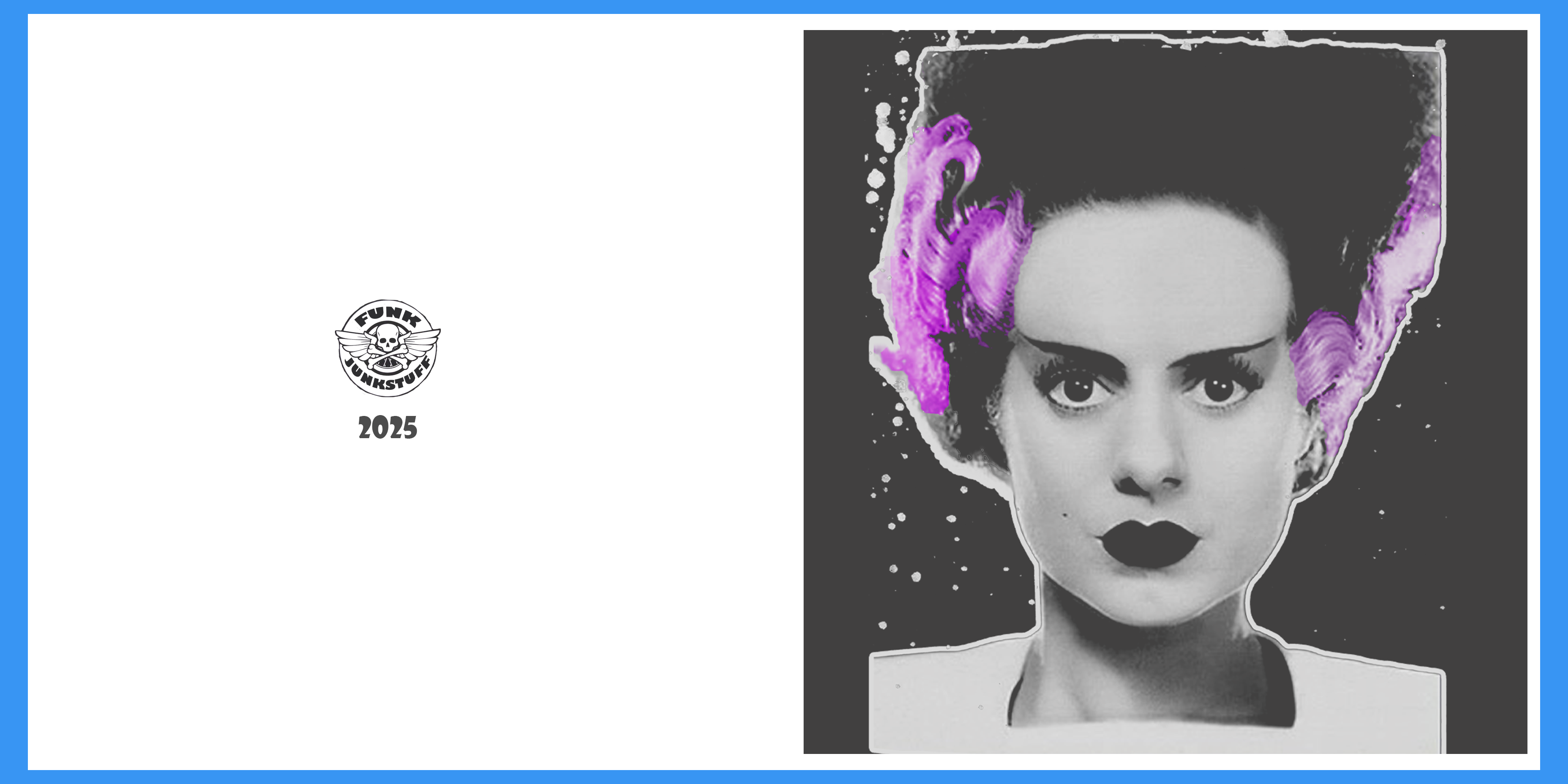 Miss Frankenstein Greeting Card