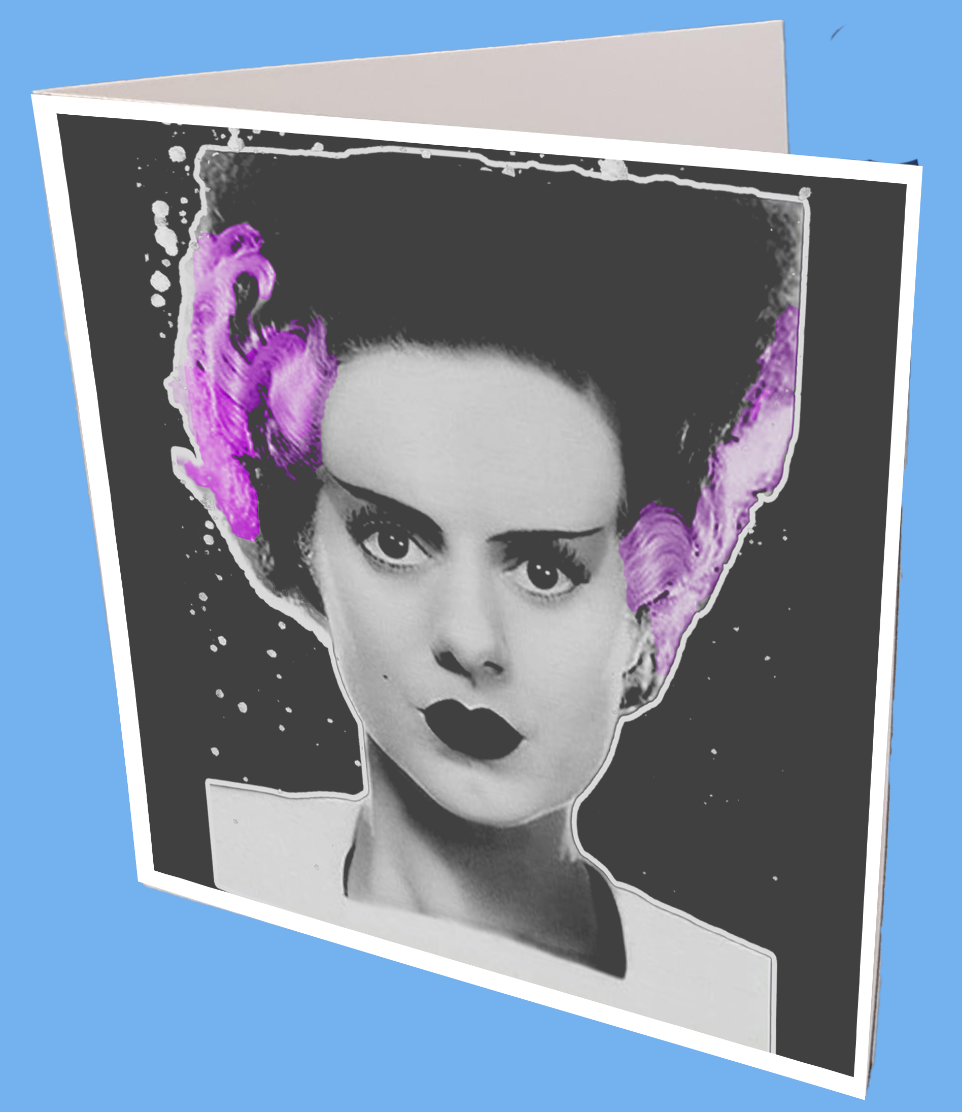 Miss Frankenstein Greeting Card