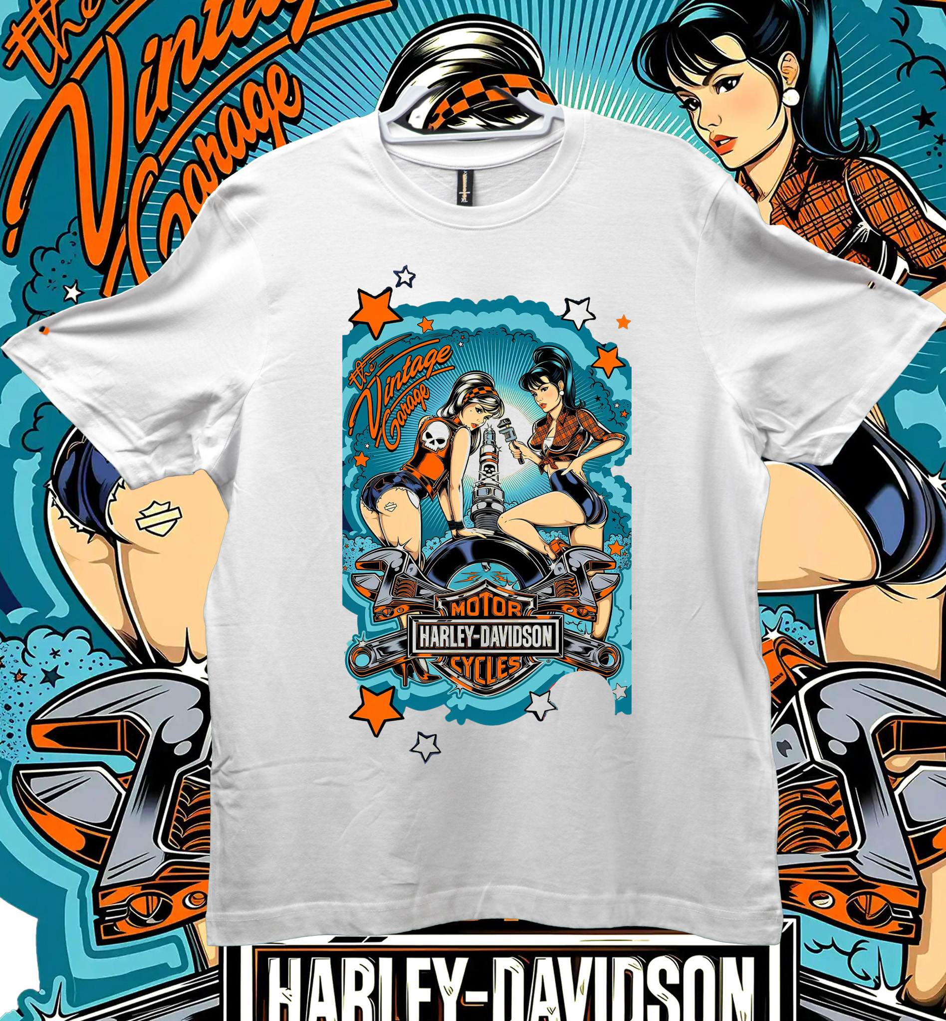 Harley Davidson Pin Ups