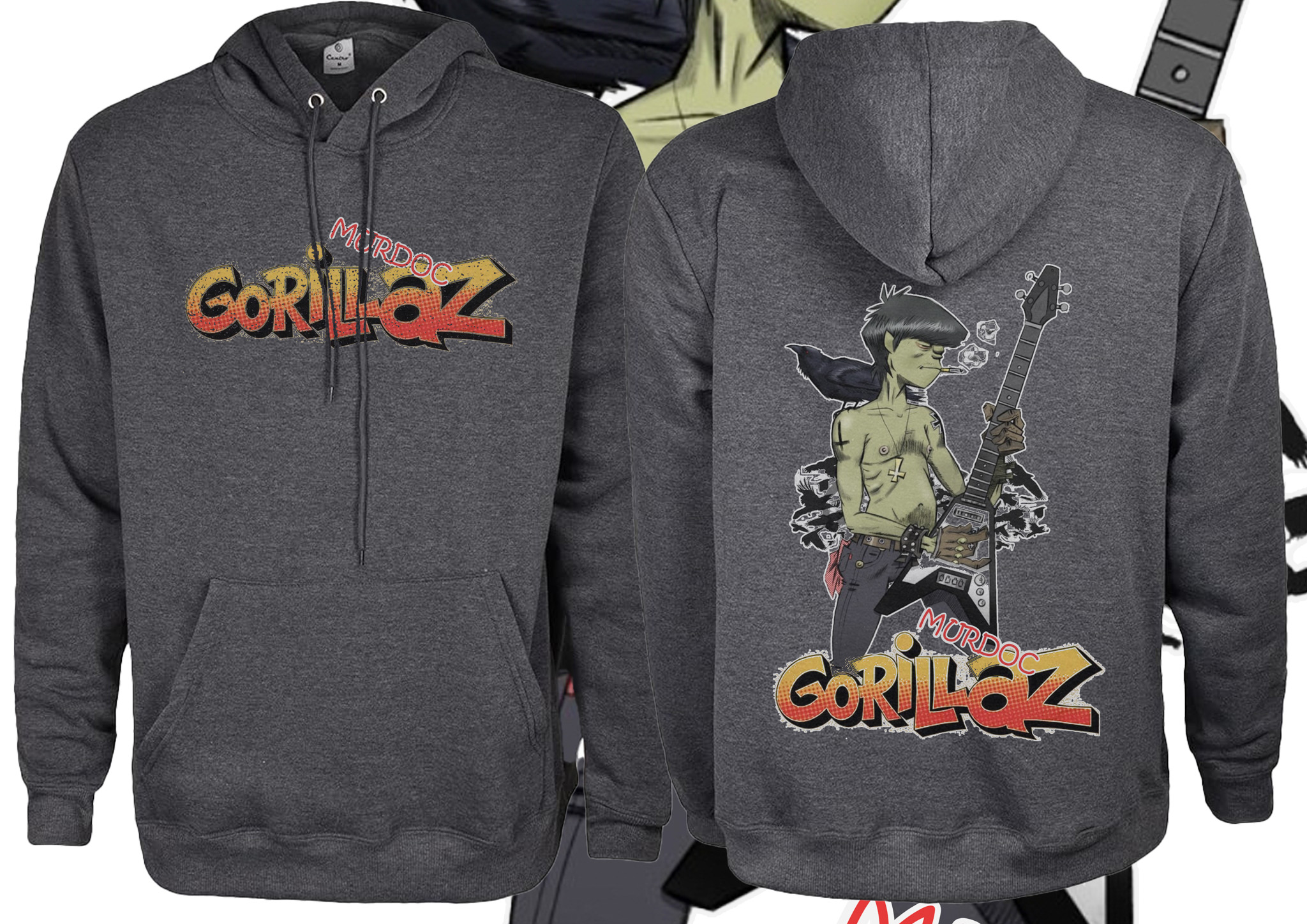 Gorillaz Characters Hoodie
