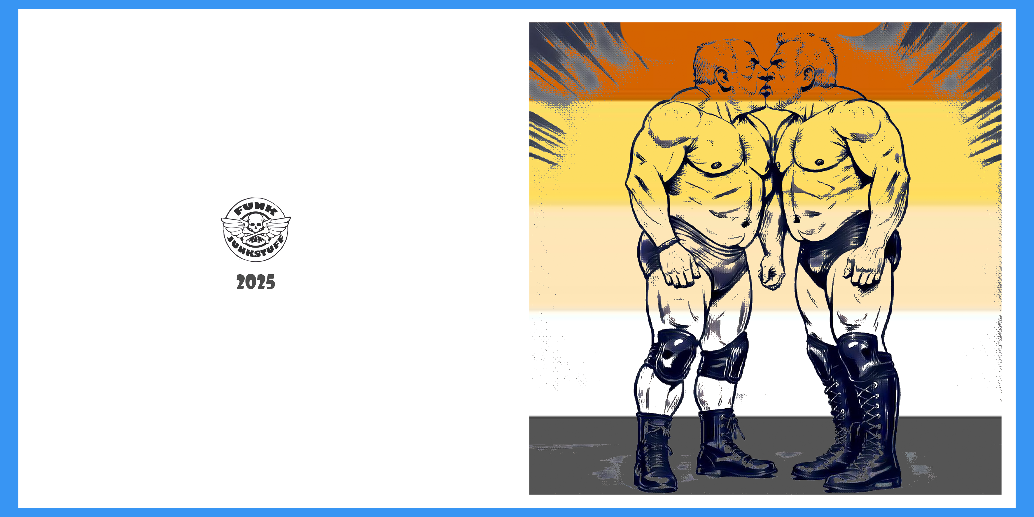 Muscle Kiss Greeting Card