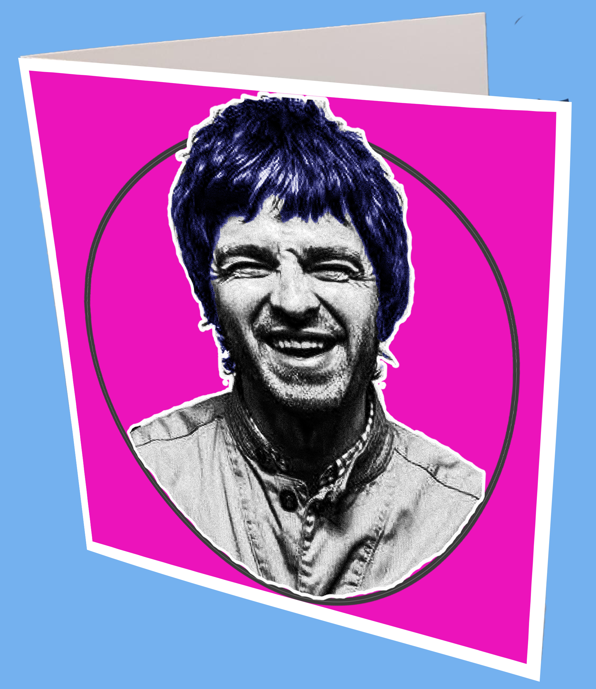 Noel Laughing Greeting Card