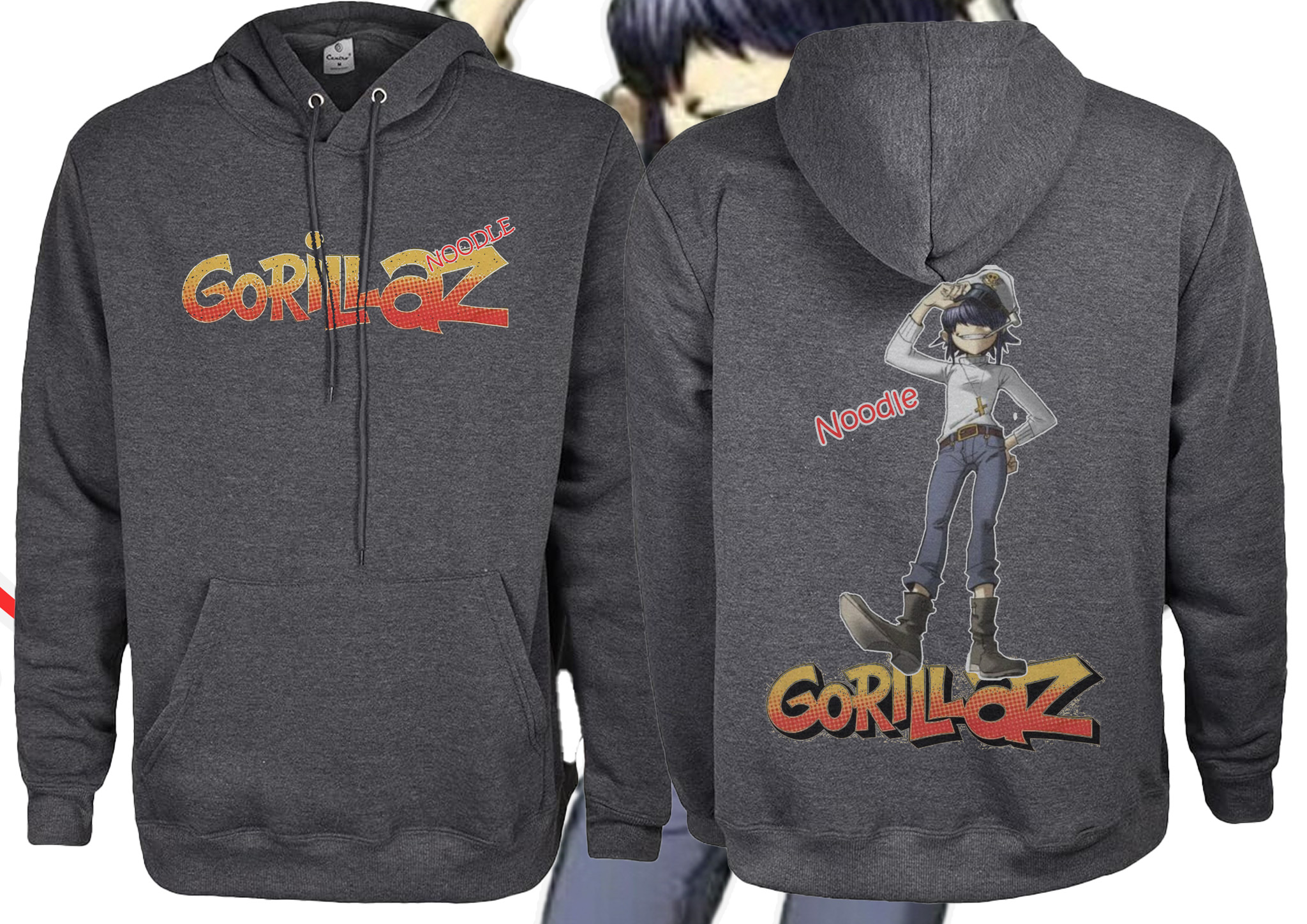 Gorillaz Characters Hoodie