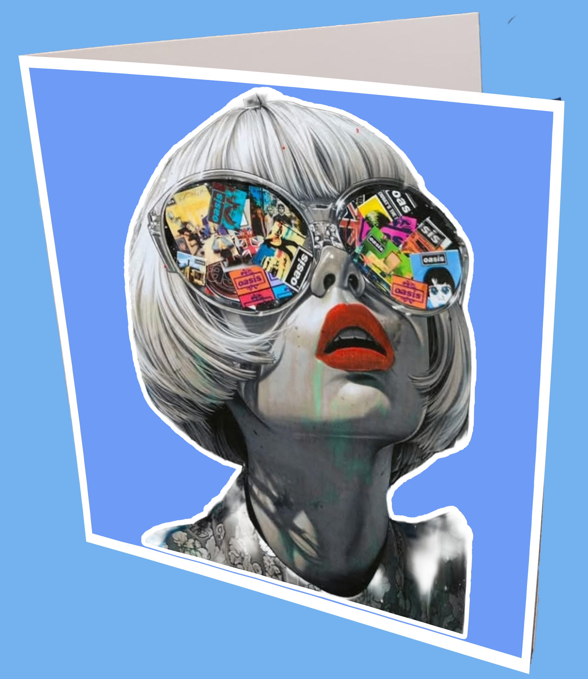 Oasis Glasses Greeting Card