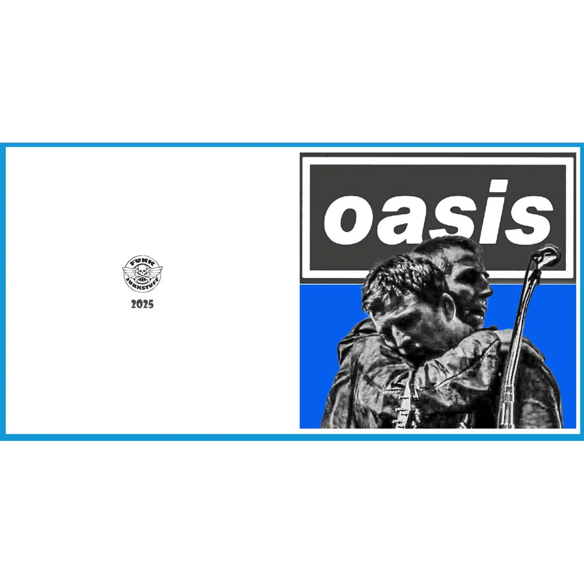 Oasis Its good to be back Greeting card