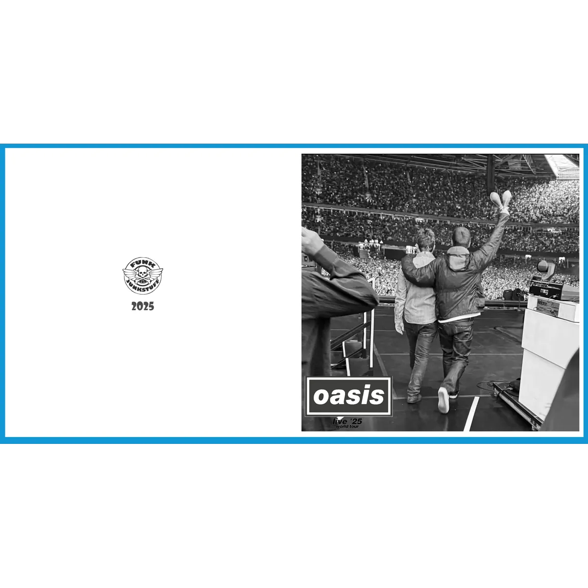 Oasis Live 25 World Tour greeting Card