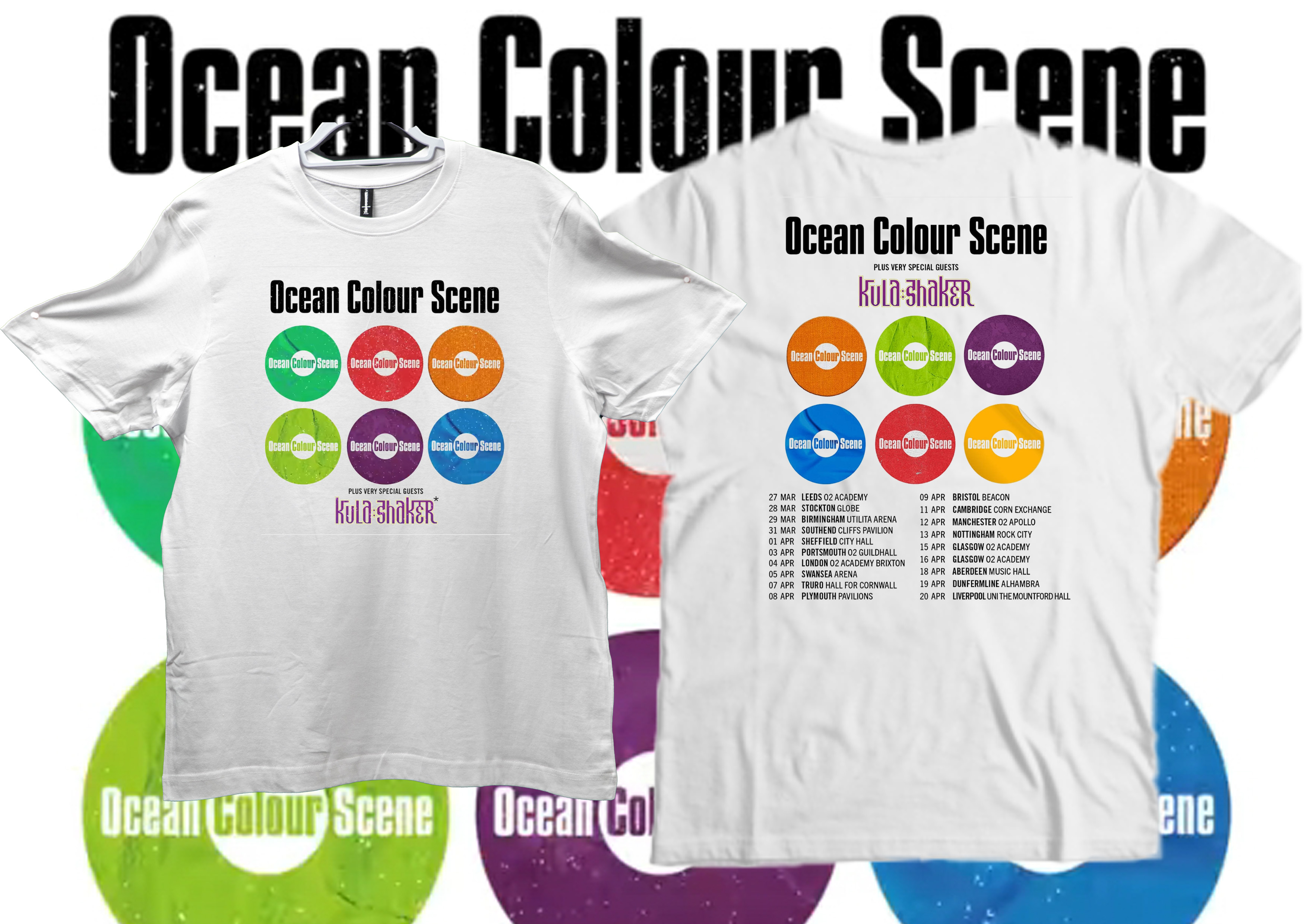 Ocean Colour Scene Tour T-shirts