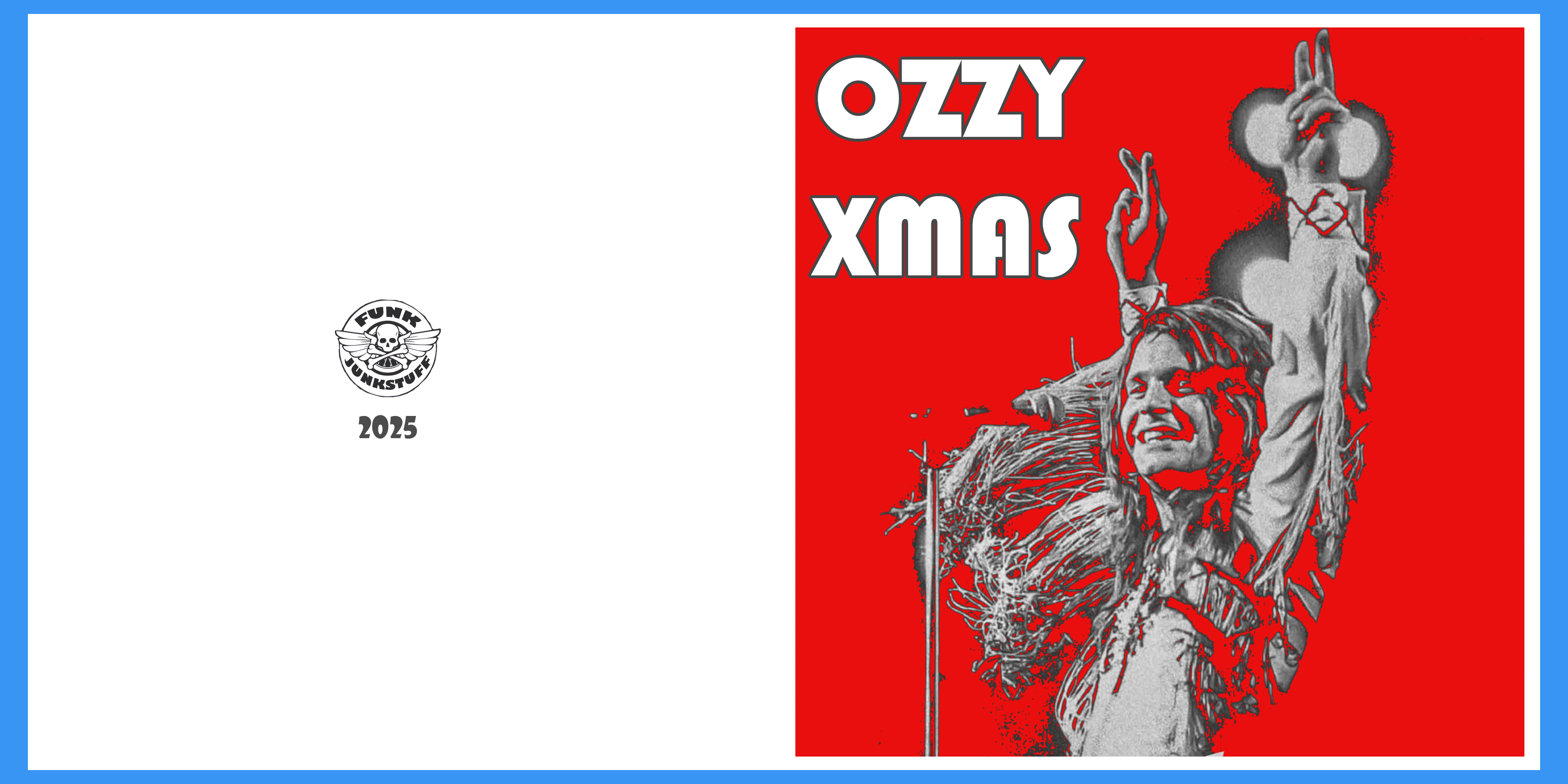 Ozzy Xmas Greeting Card