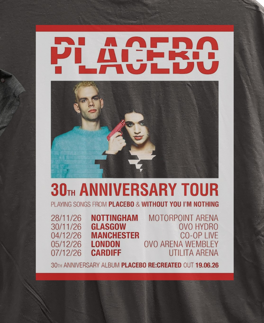 Placebo 30th Anniversary Tour 2026
