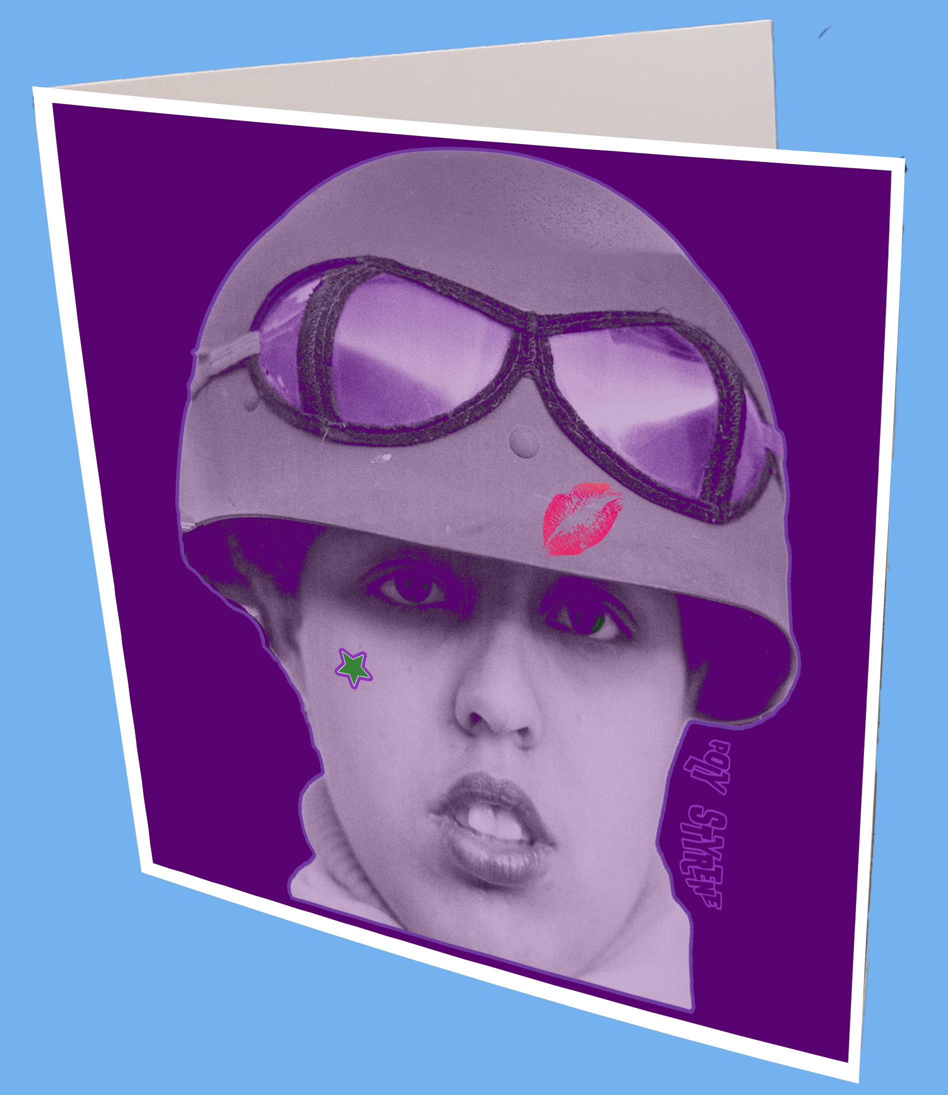Poly Styrene Greeting Card