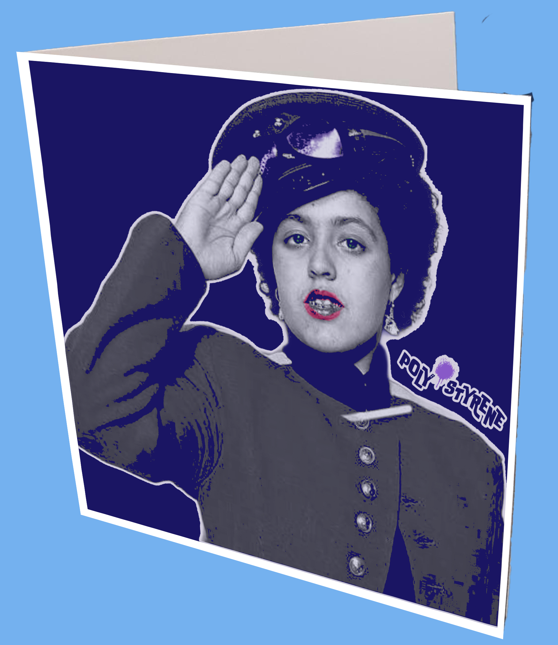 Poly Styrene Greeting Card