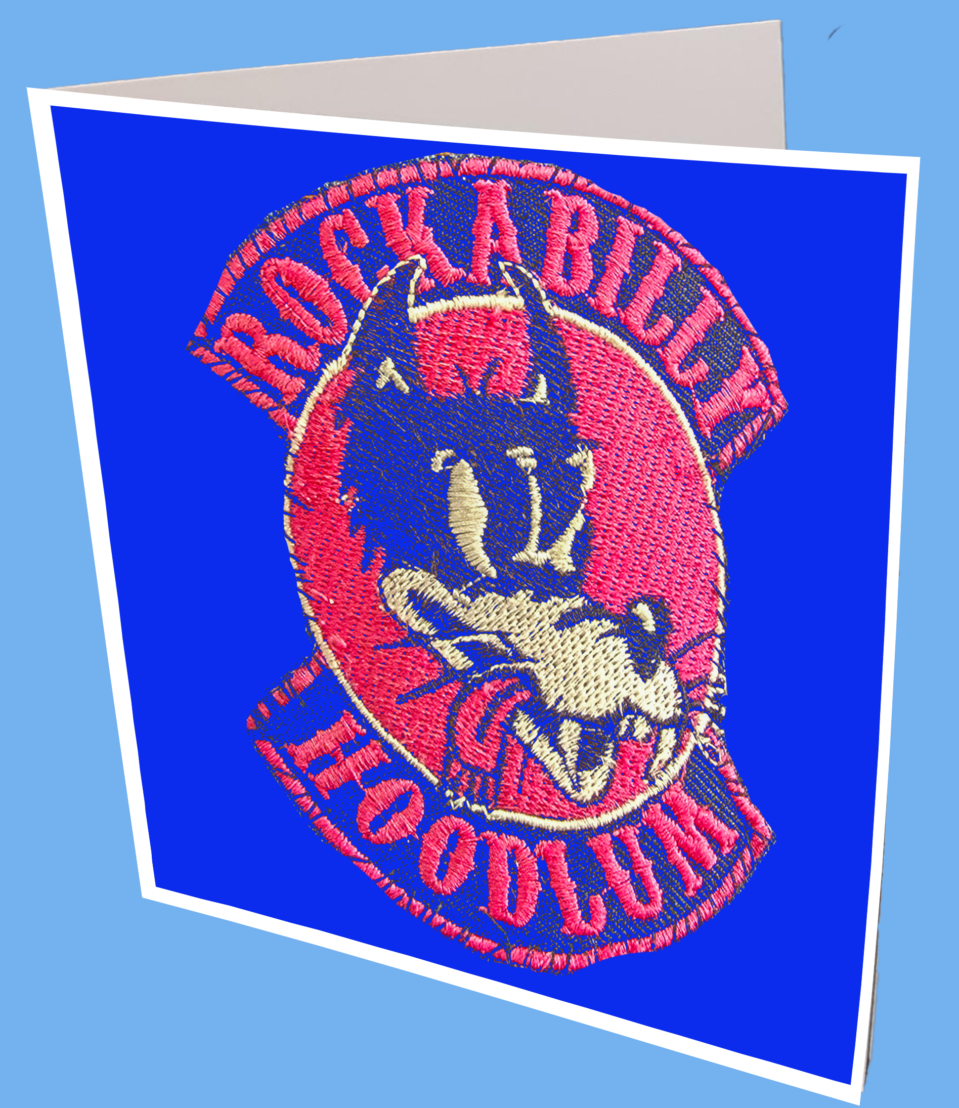 Rockabilly Hoodlum Greeting Card