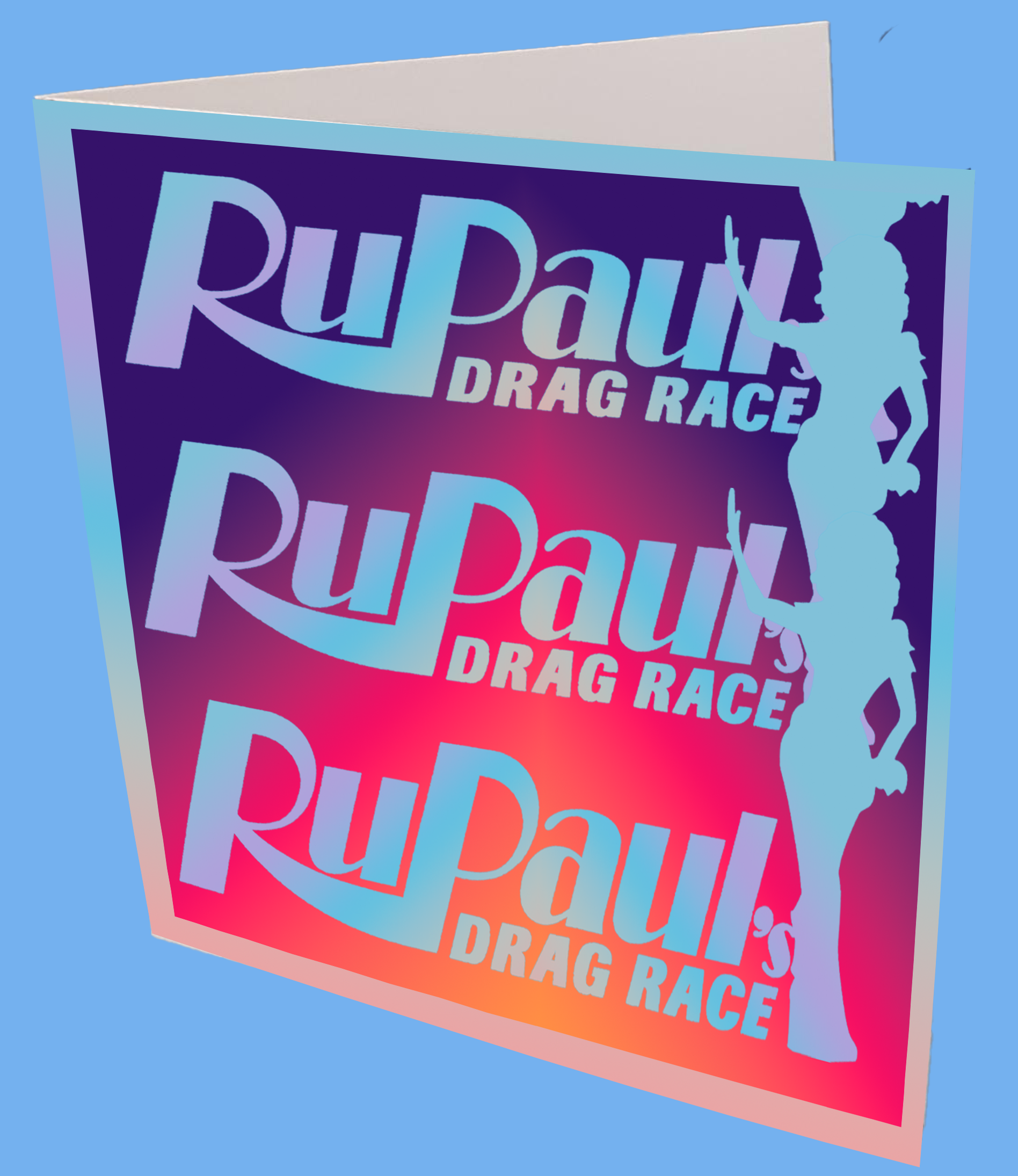 Rupauls Drag Race Logo Greeting Card