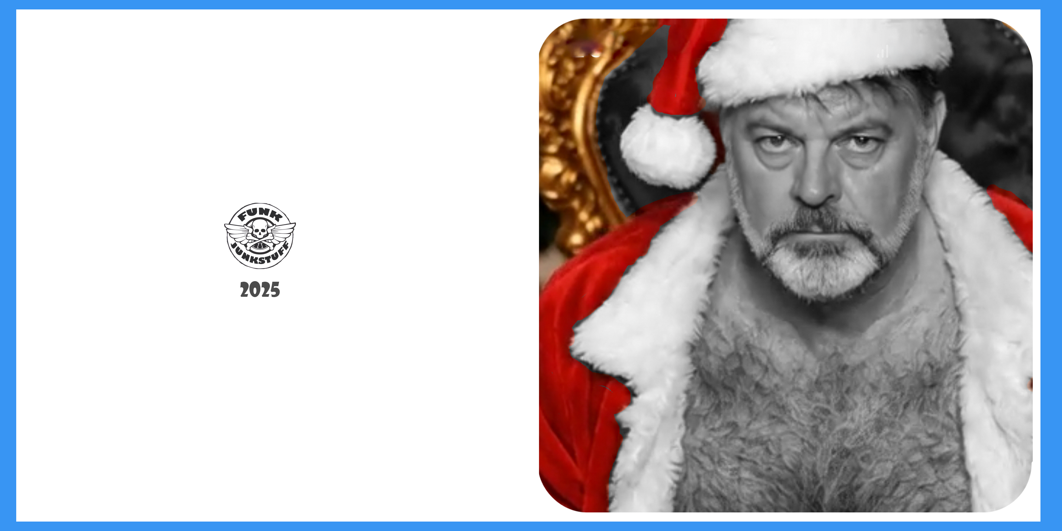 Santa's Light Bulb Greeting Card