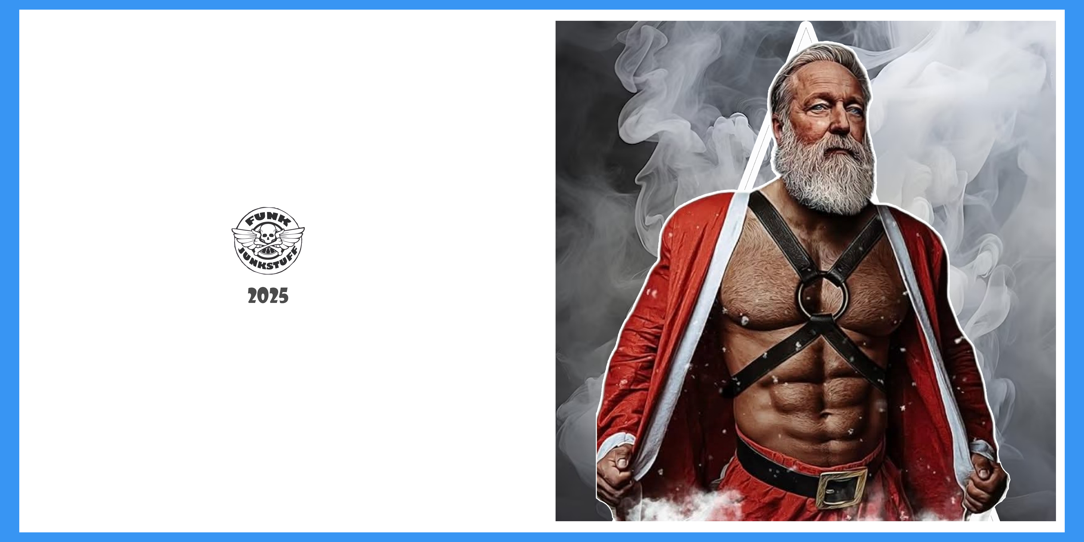 Santa Smoker Greeting card