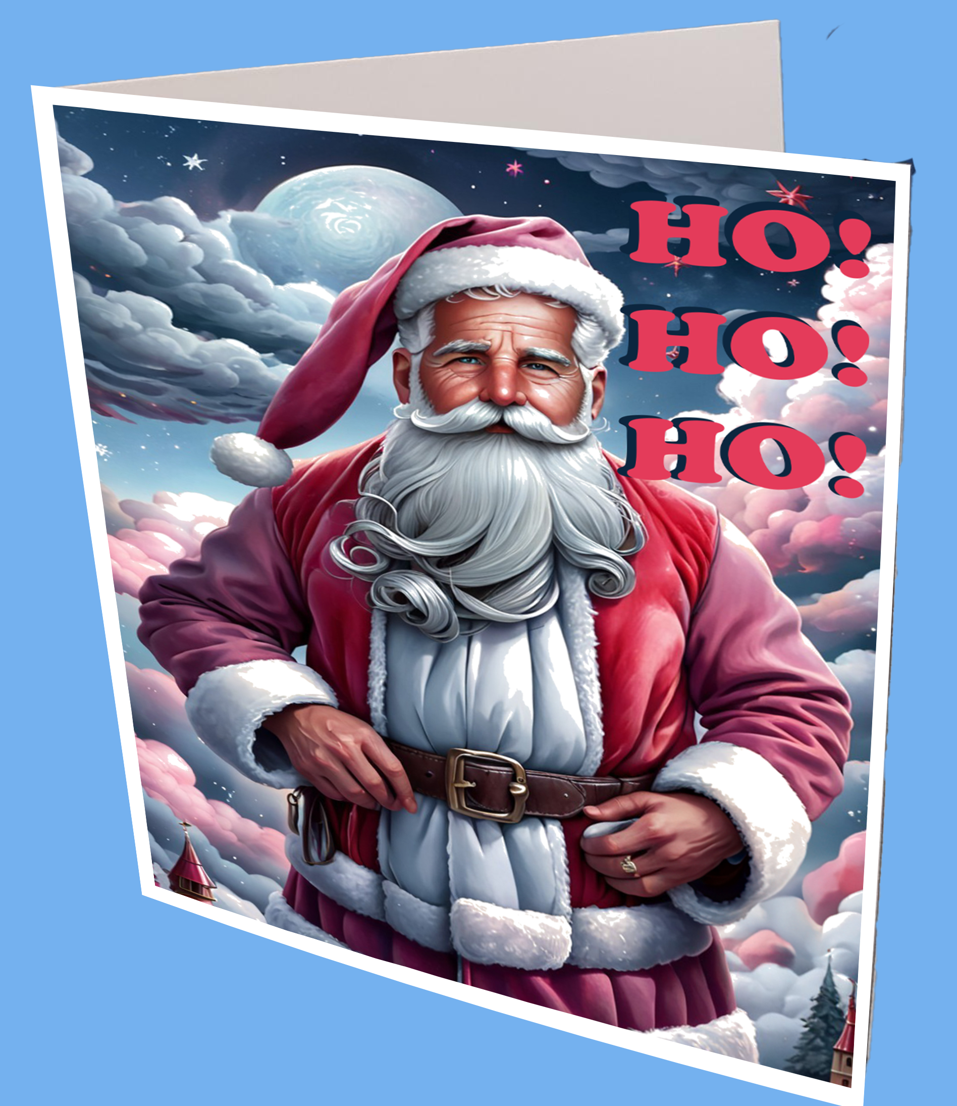 Santa Steve Greeting Card