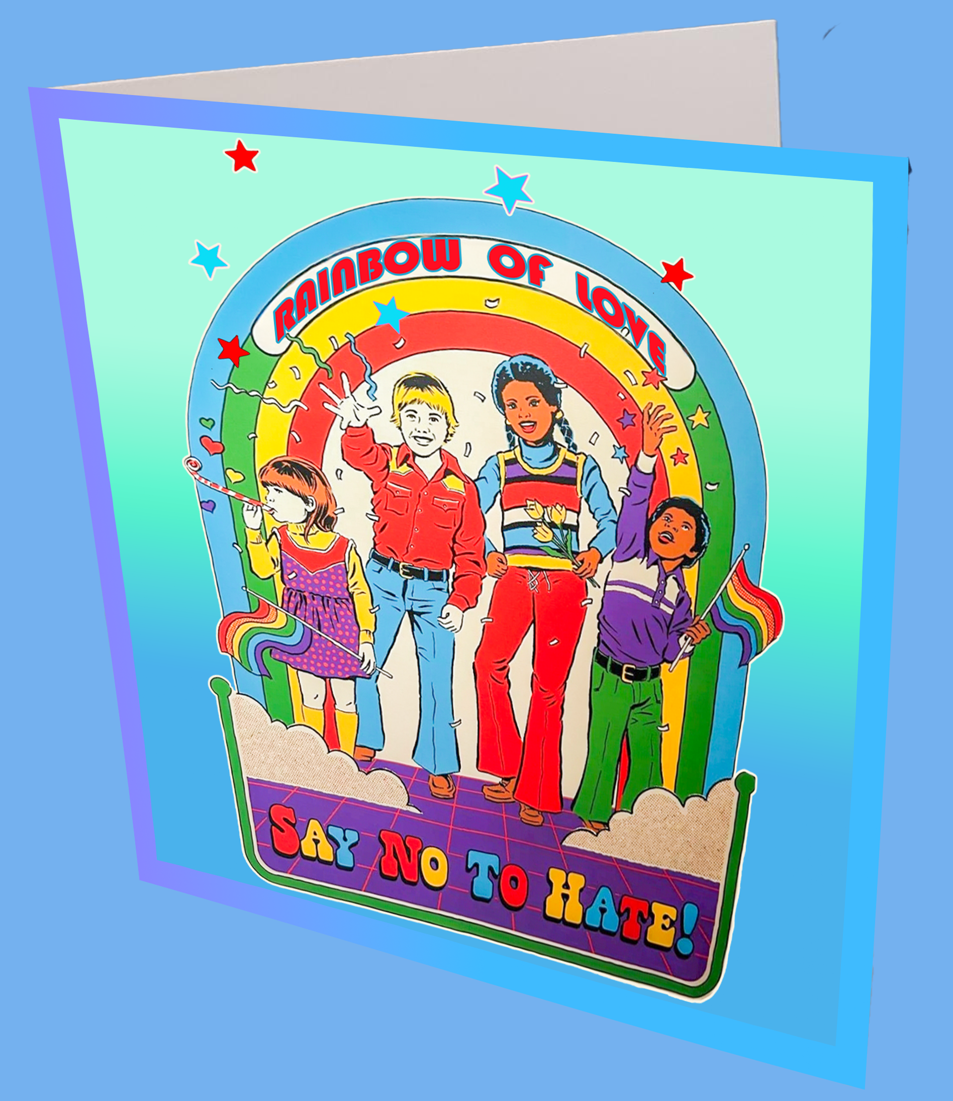 Say No to Hate Greeting Card