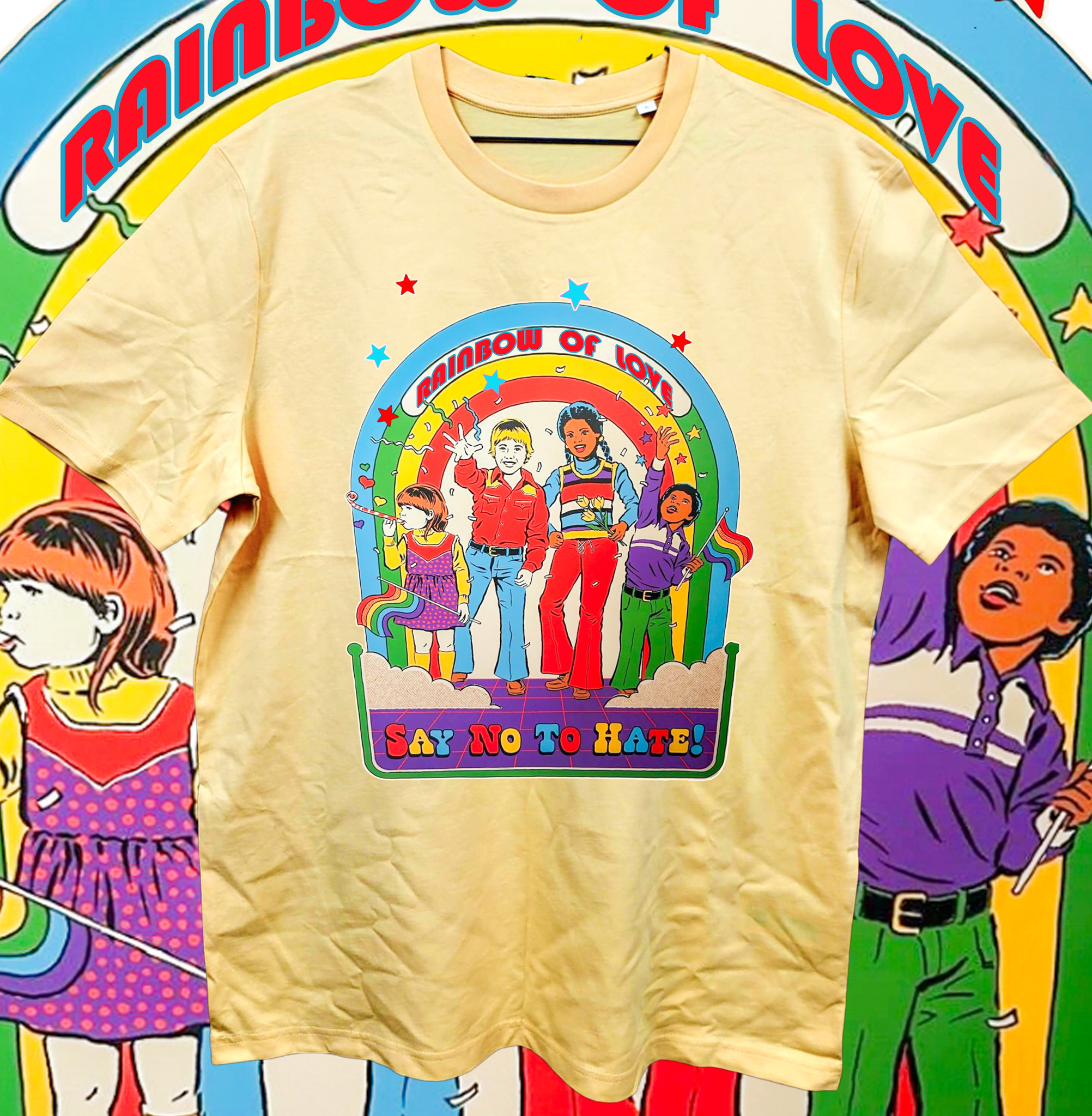 Rainbow of Love, Say No To Hate.