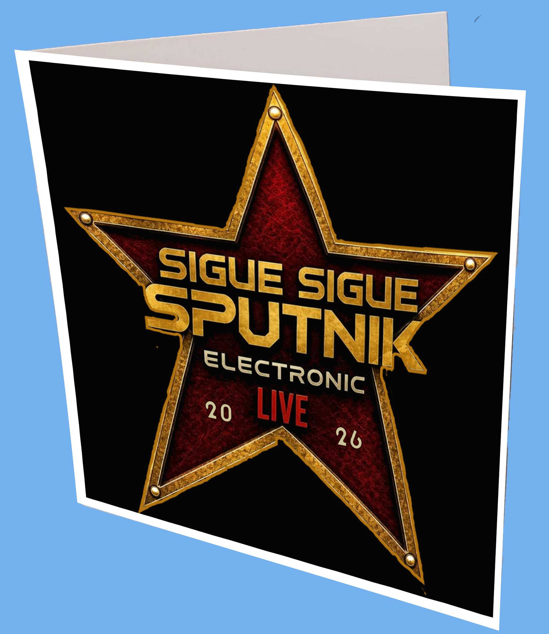 Sigue Sigue Sputnik Greeting Card