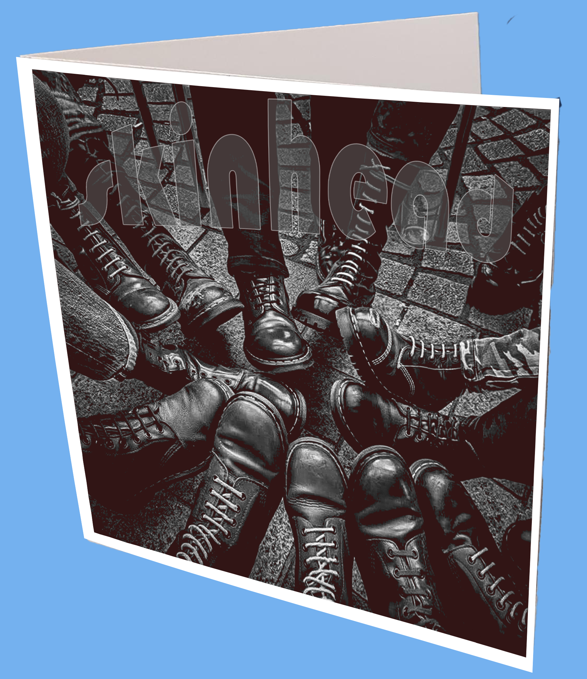Skinhead Greeting Card