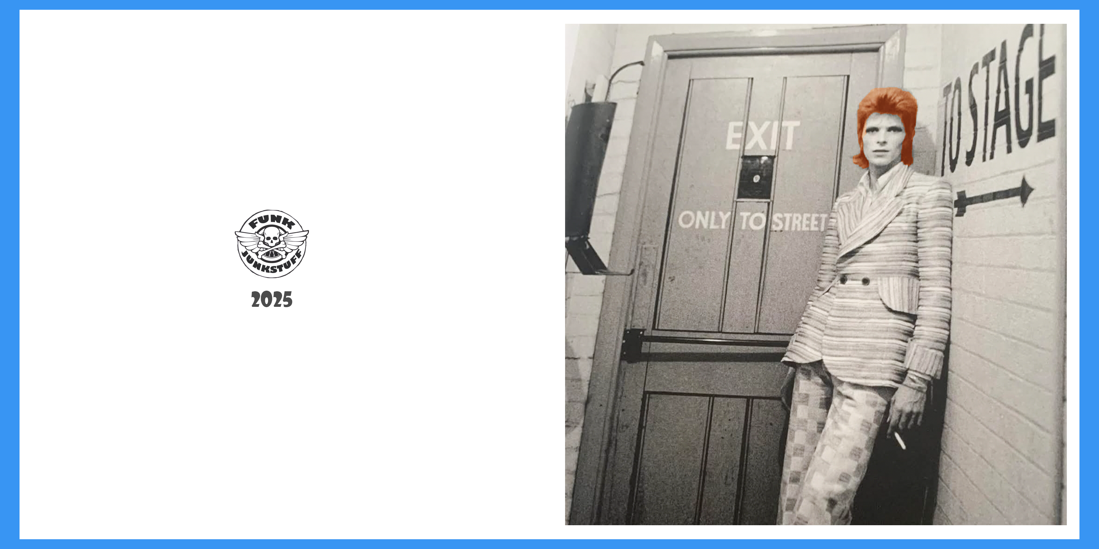 Stage Door Bowie Greeting Card