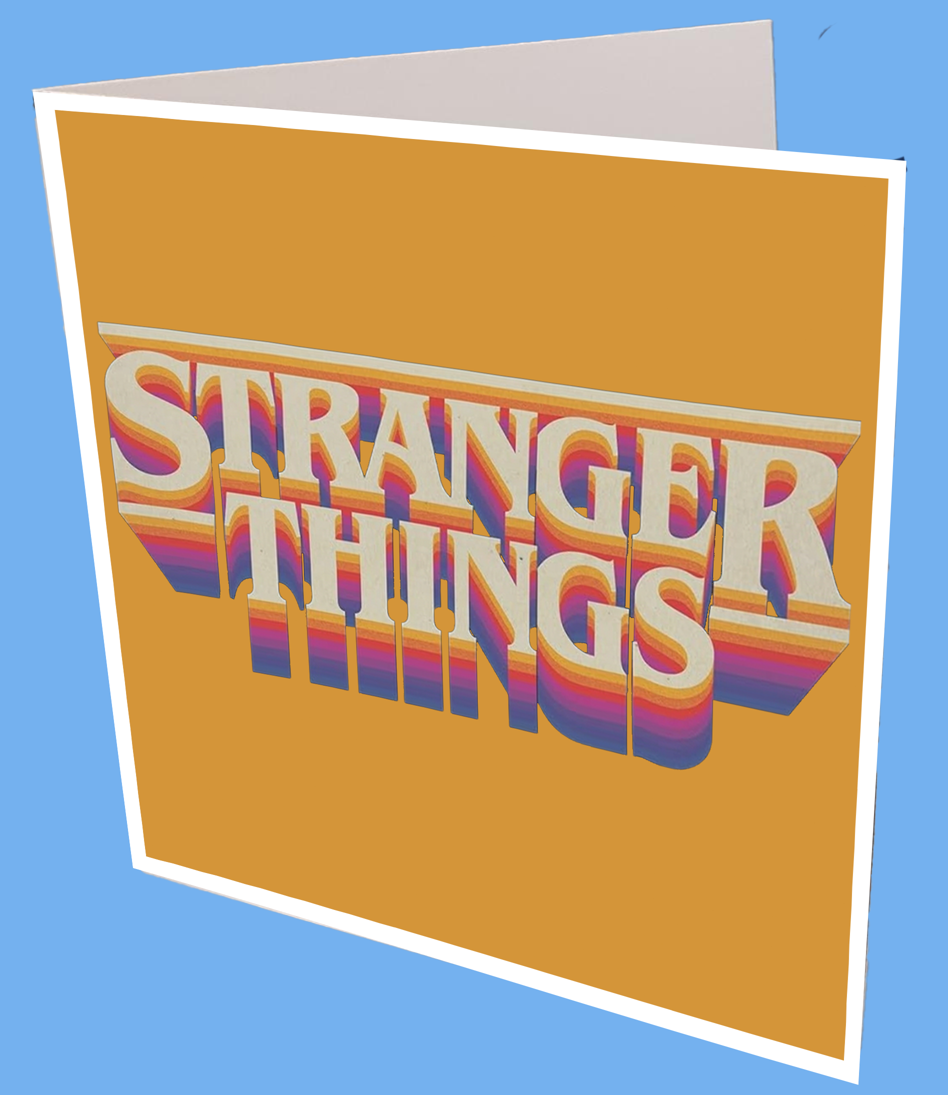 Stranger Things Greeting Card