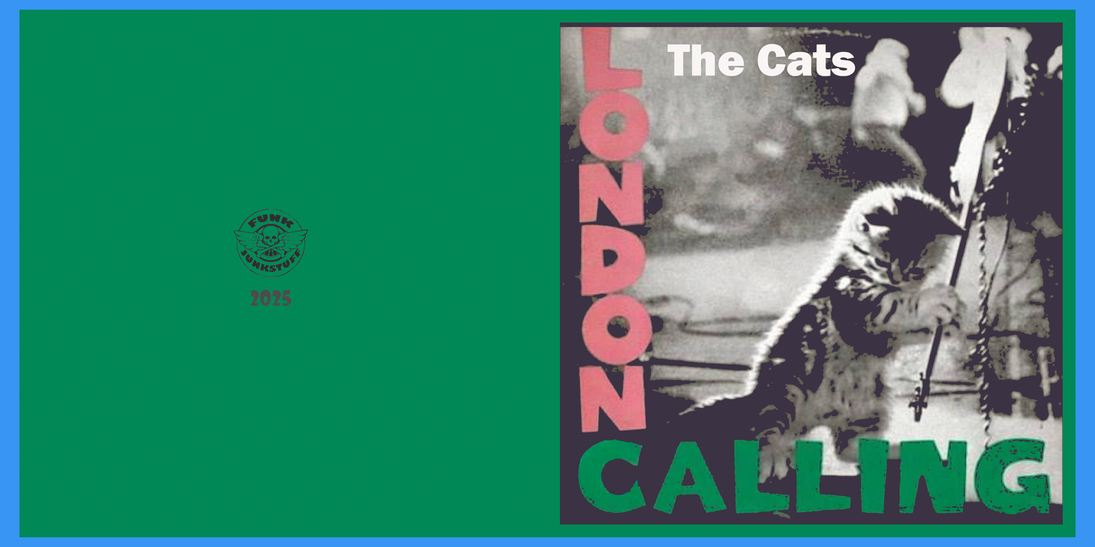 The Cats London Calling Greeting card