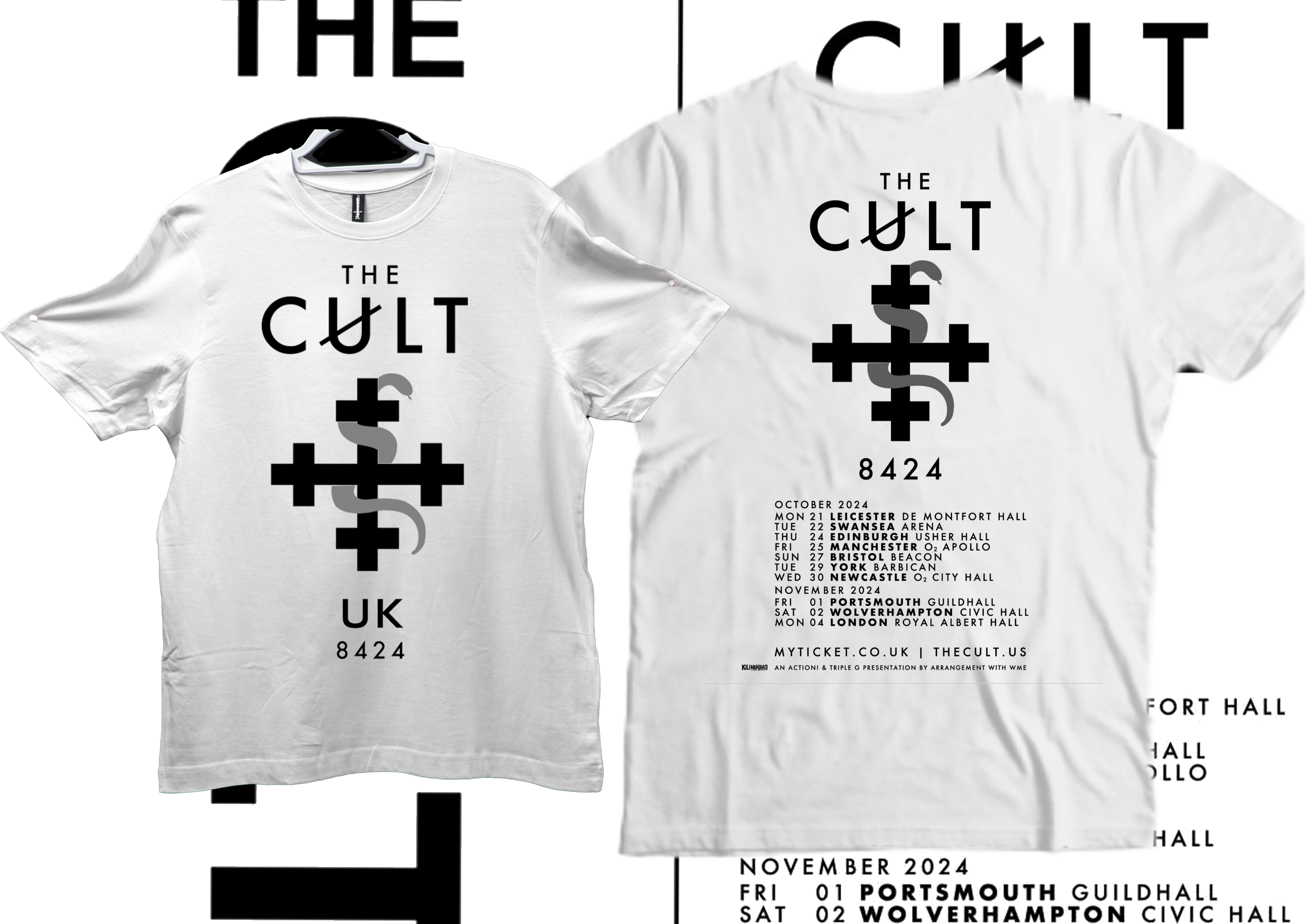 The Cult Tour T-shirts