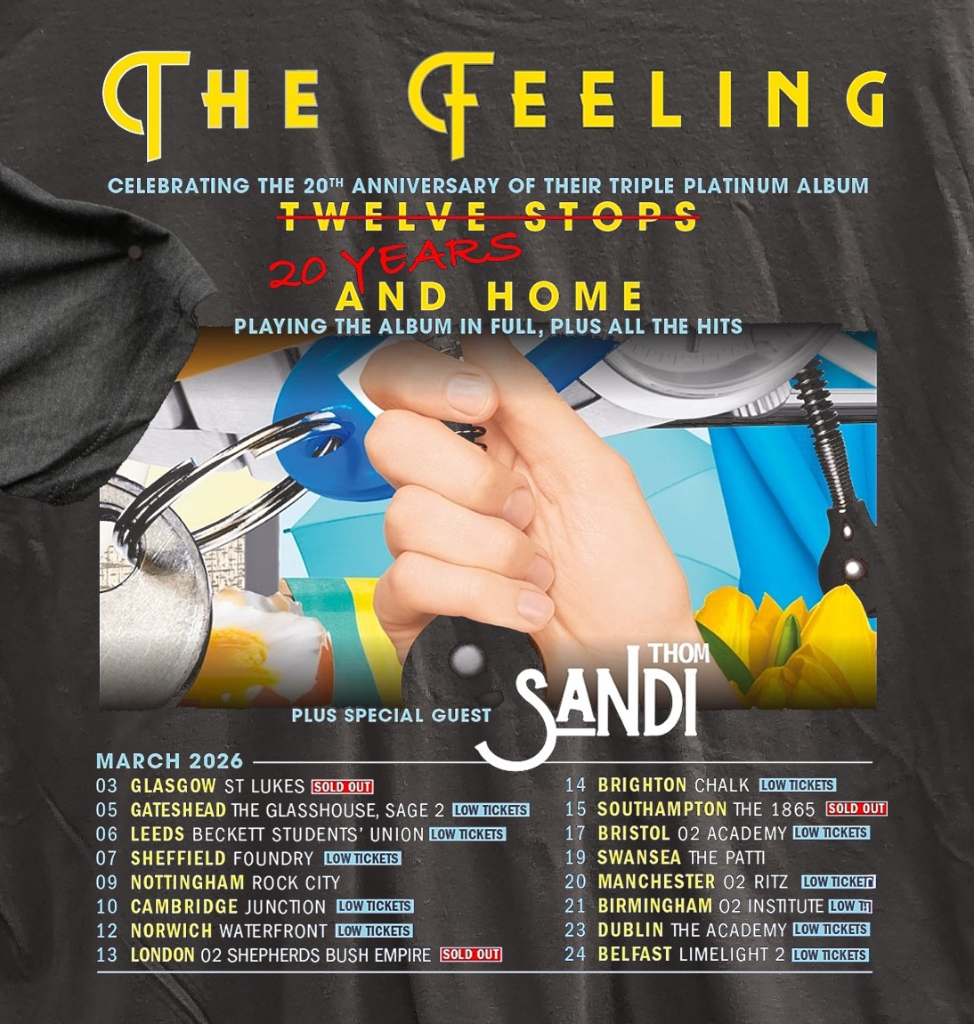 The Feeling 20th Anniversary 2026 Tour