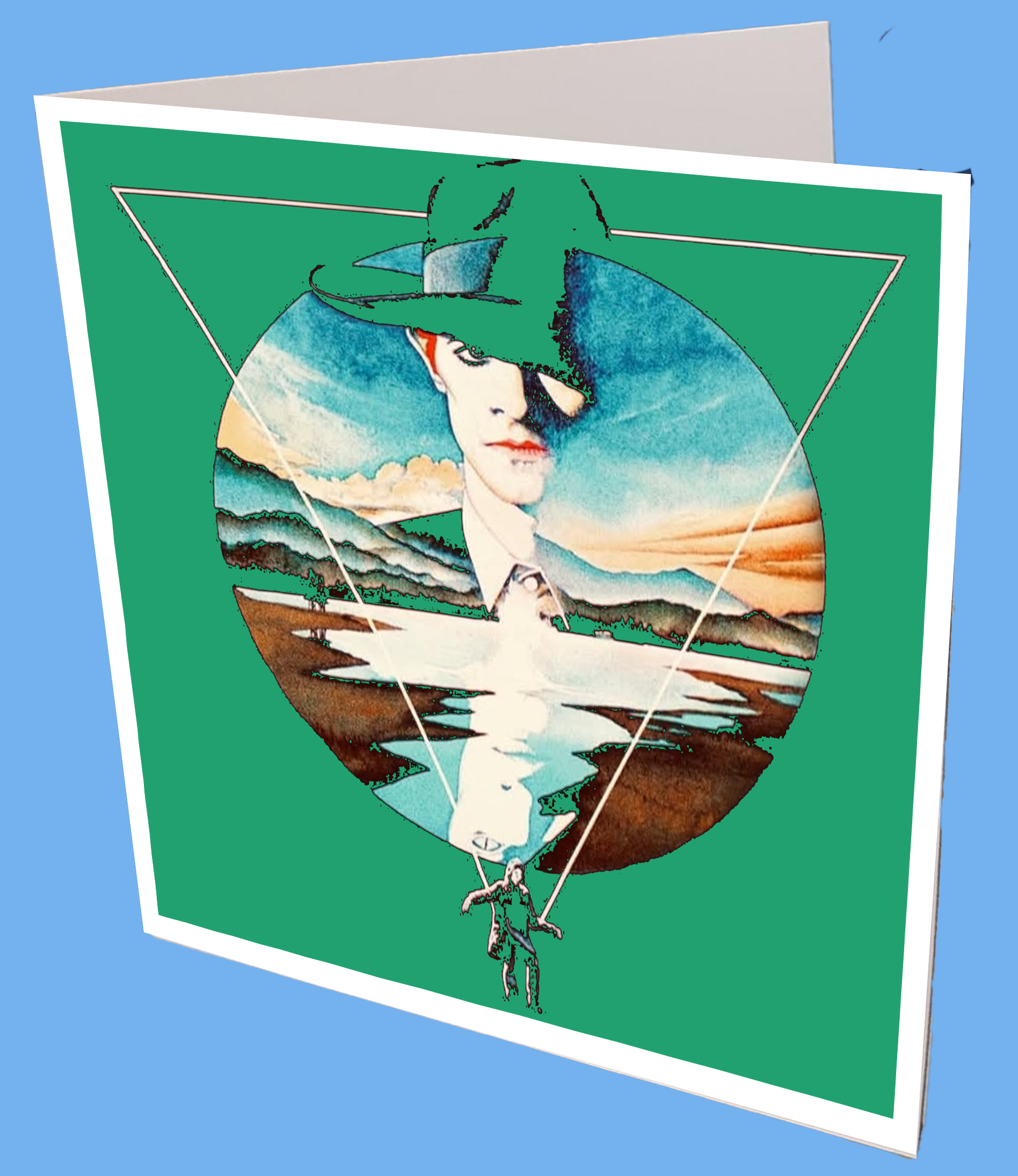 The Man who Fell to Earth Greeting Card