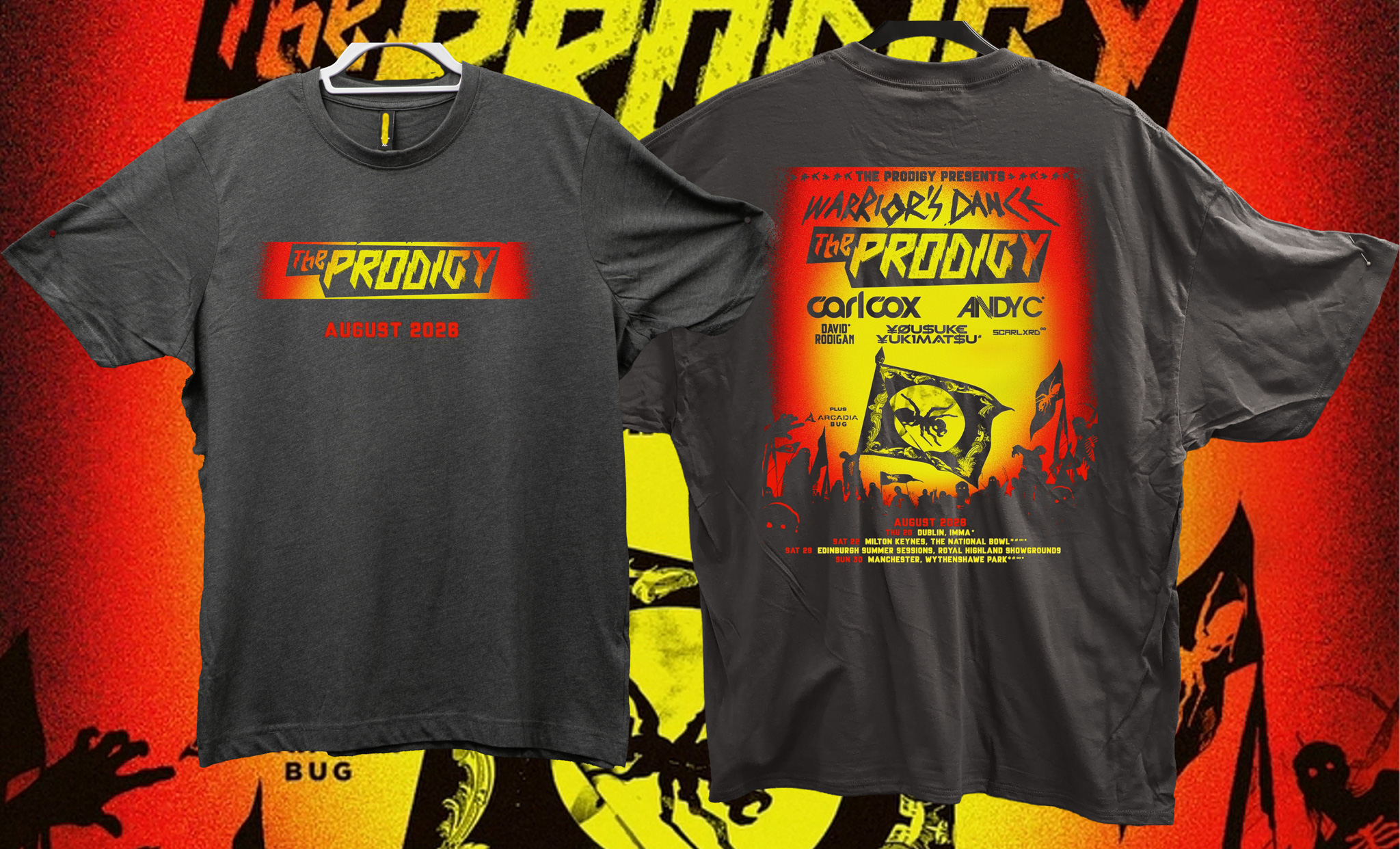 The Prodigy Presents Warriors Dance, The Prodigy, Carl Cox & Andy C