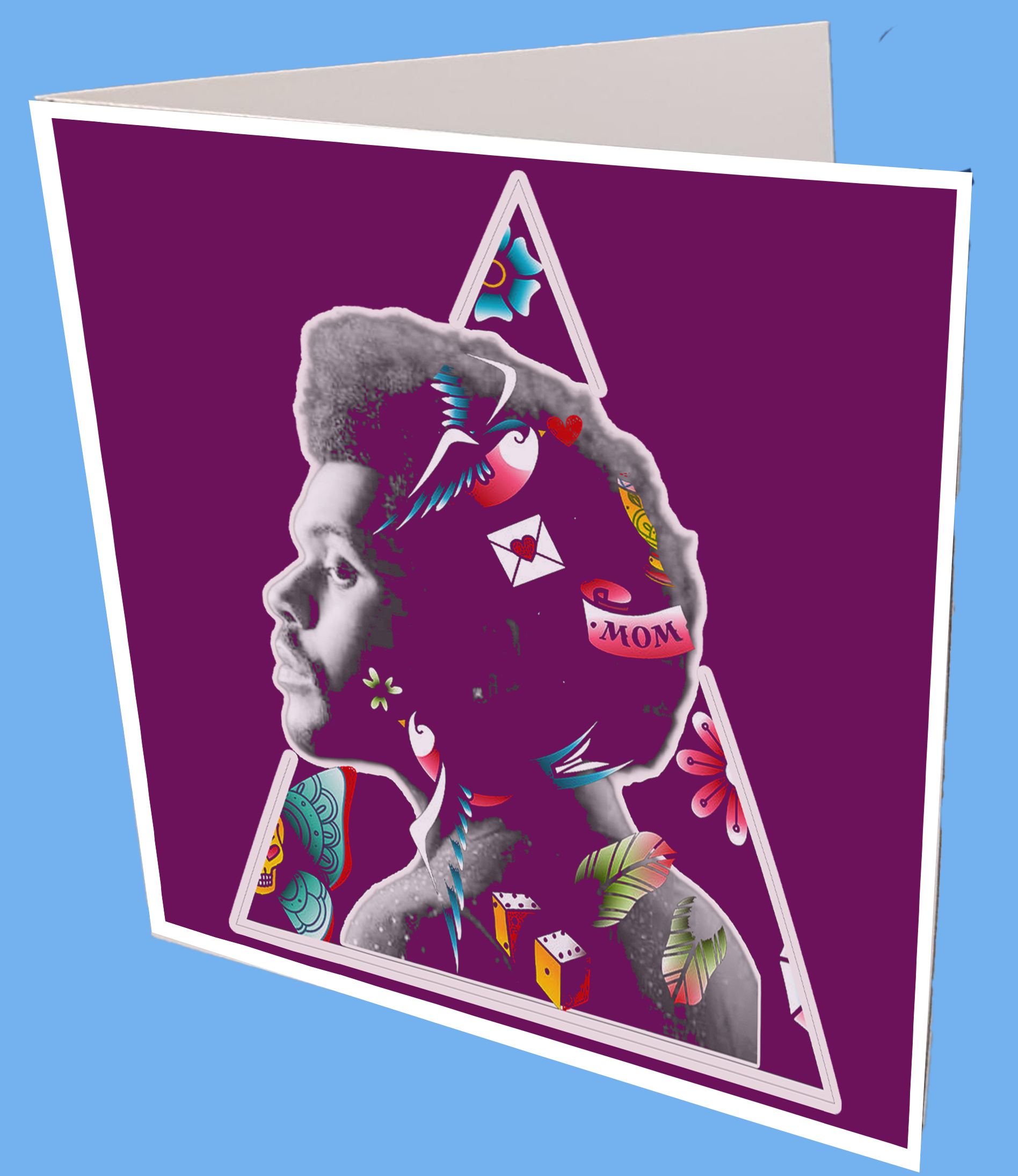 The Weeknd Greeting Card