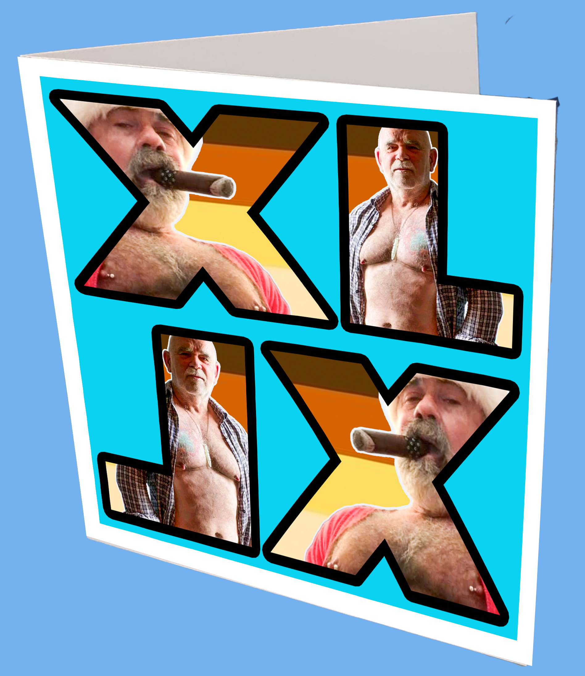 XL Bear Greeting Card