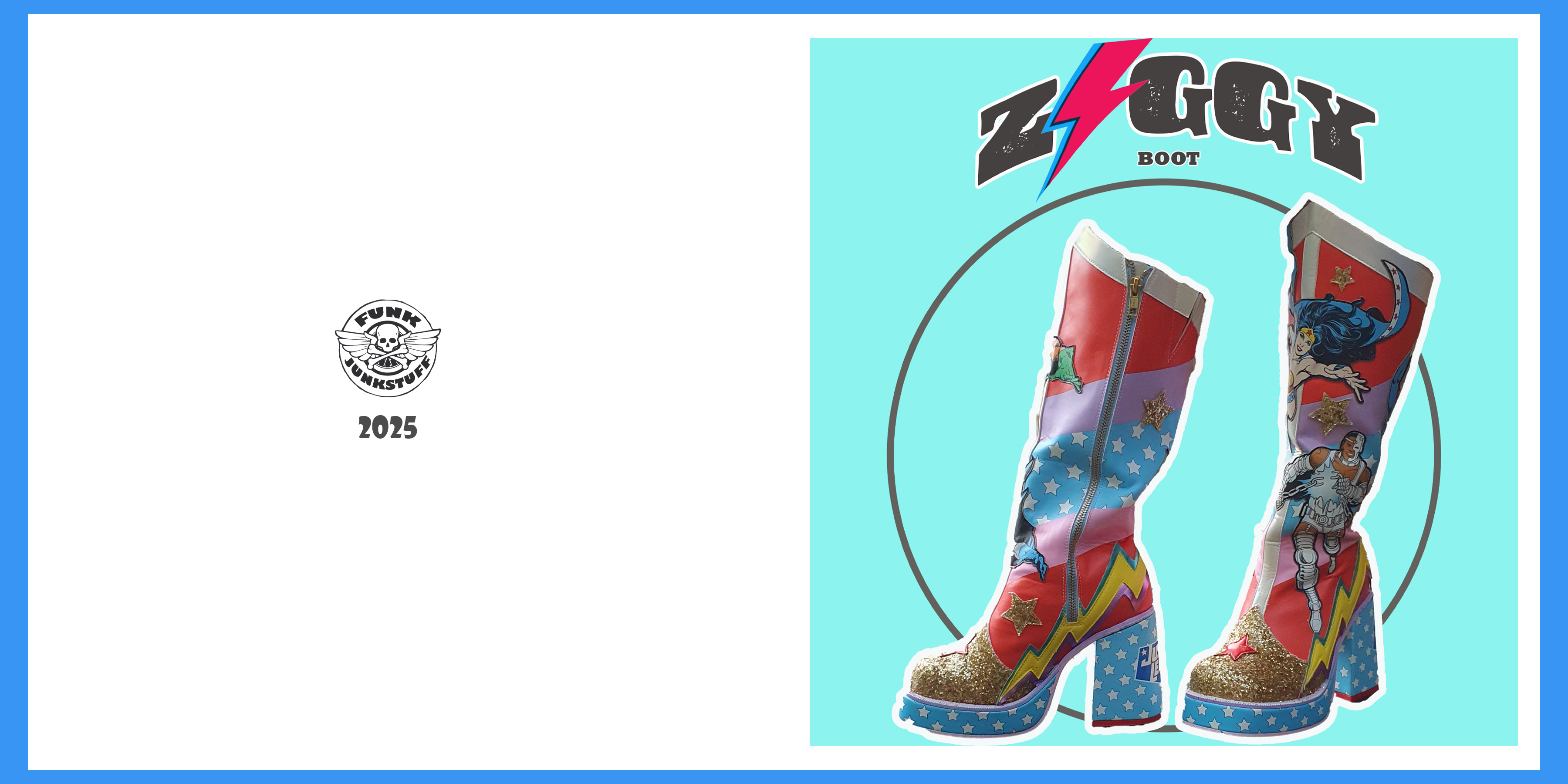 Ziggy Boots Greeting Card