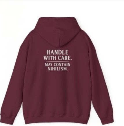 Shattered Sanity Pull Over Hoodie Sweatshirt