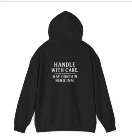 Shattered Sanity Pull Over Hoodie Sweatshirt