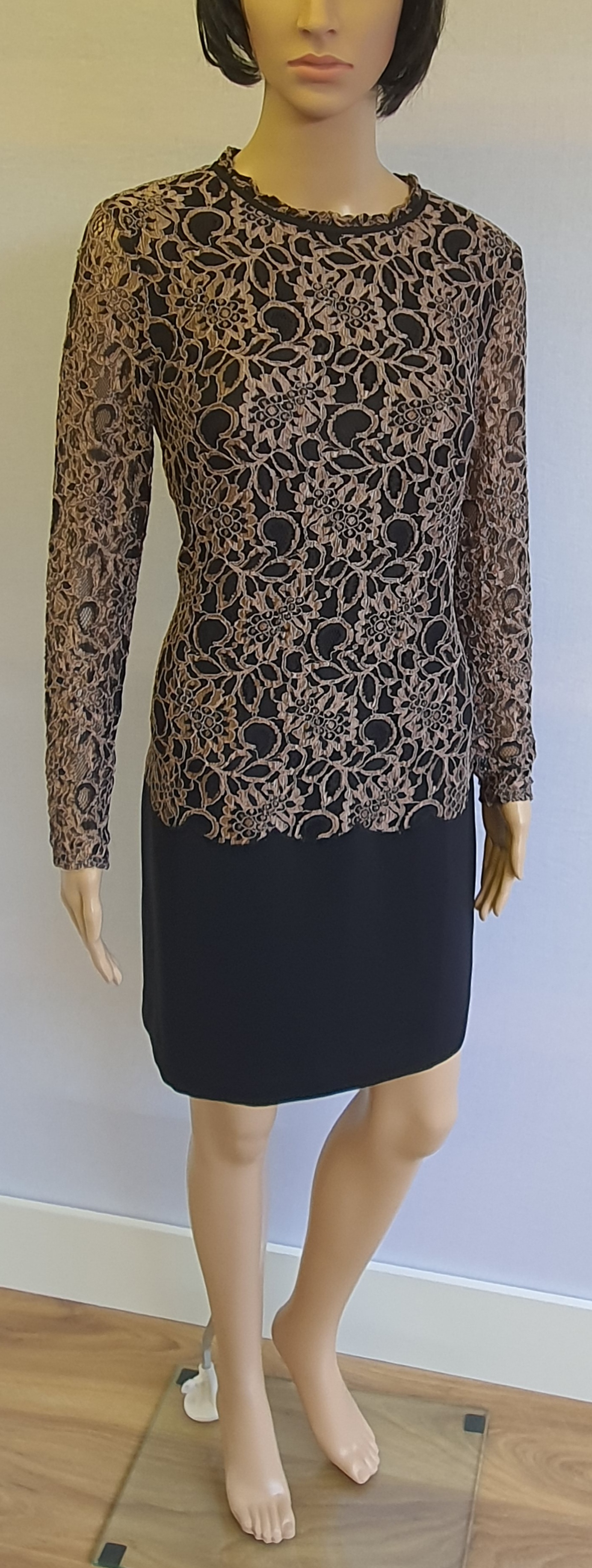 TED BAKER Elke Lace Shift Dress Size Ted 3, UK12