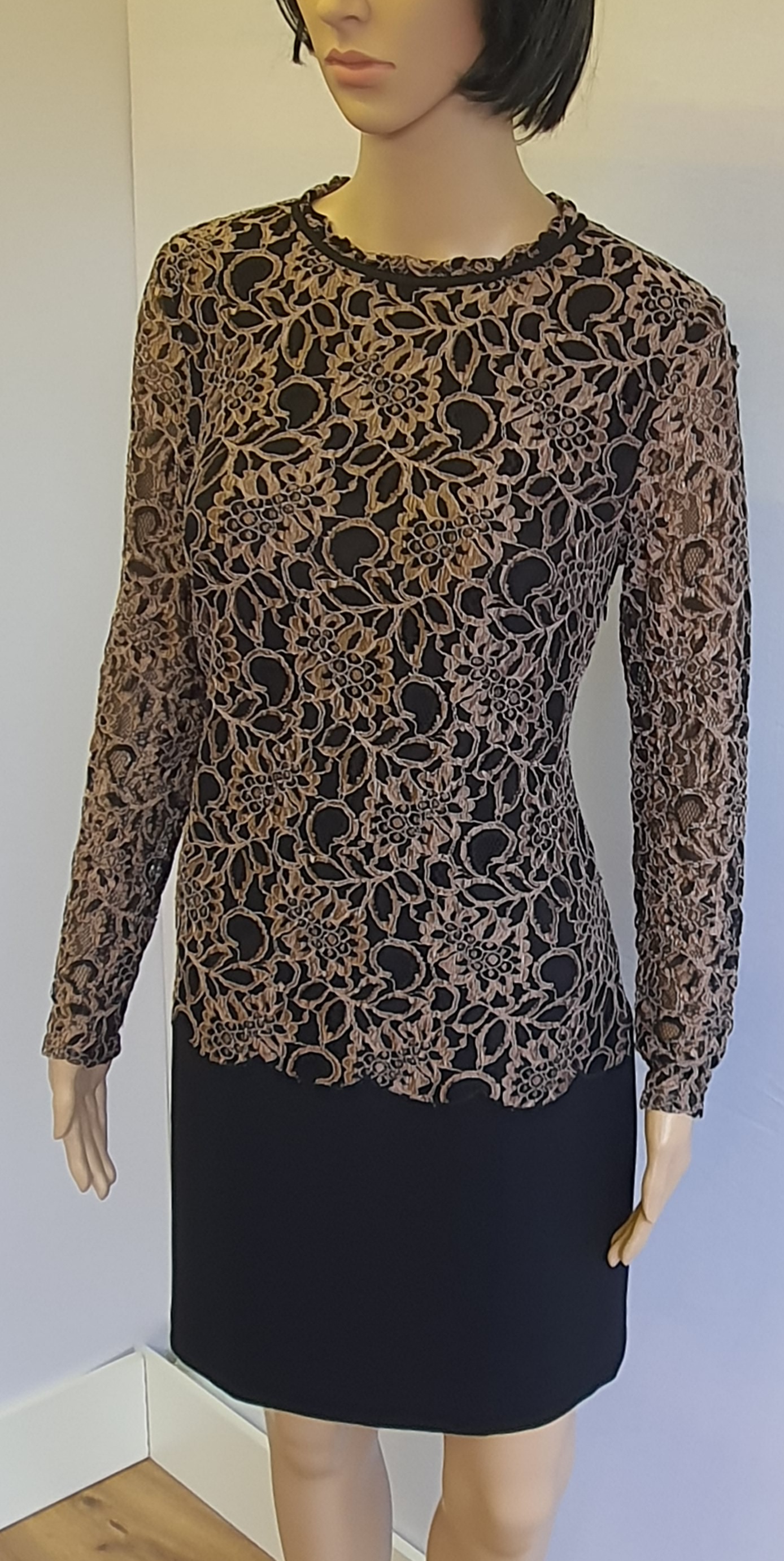 TED BAKER Elke Lace Shift Dress Size Ted 3, UK12